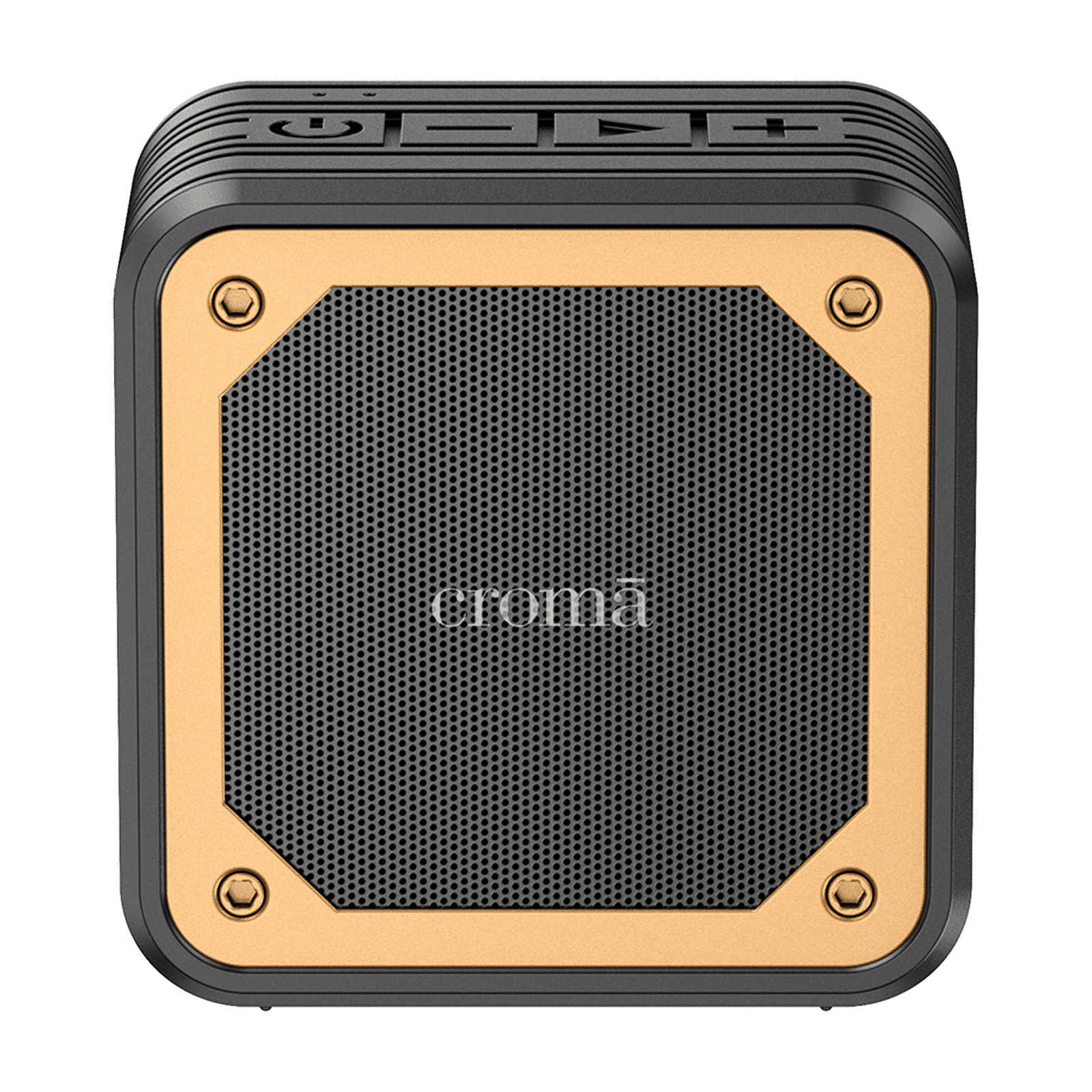 Croma 8W Portable Bluetooth Speaker (IPX5 Water Resistant, Built in Mic, Mono Channel, Black)_1