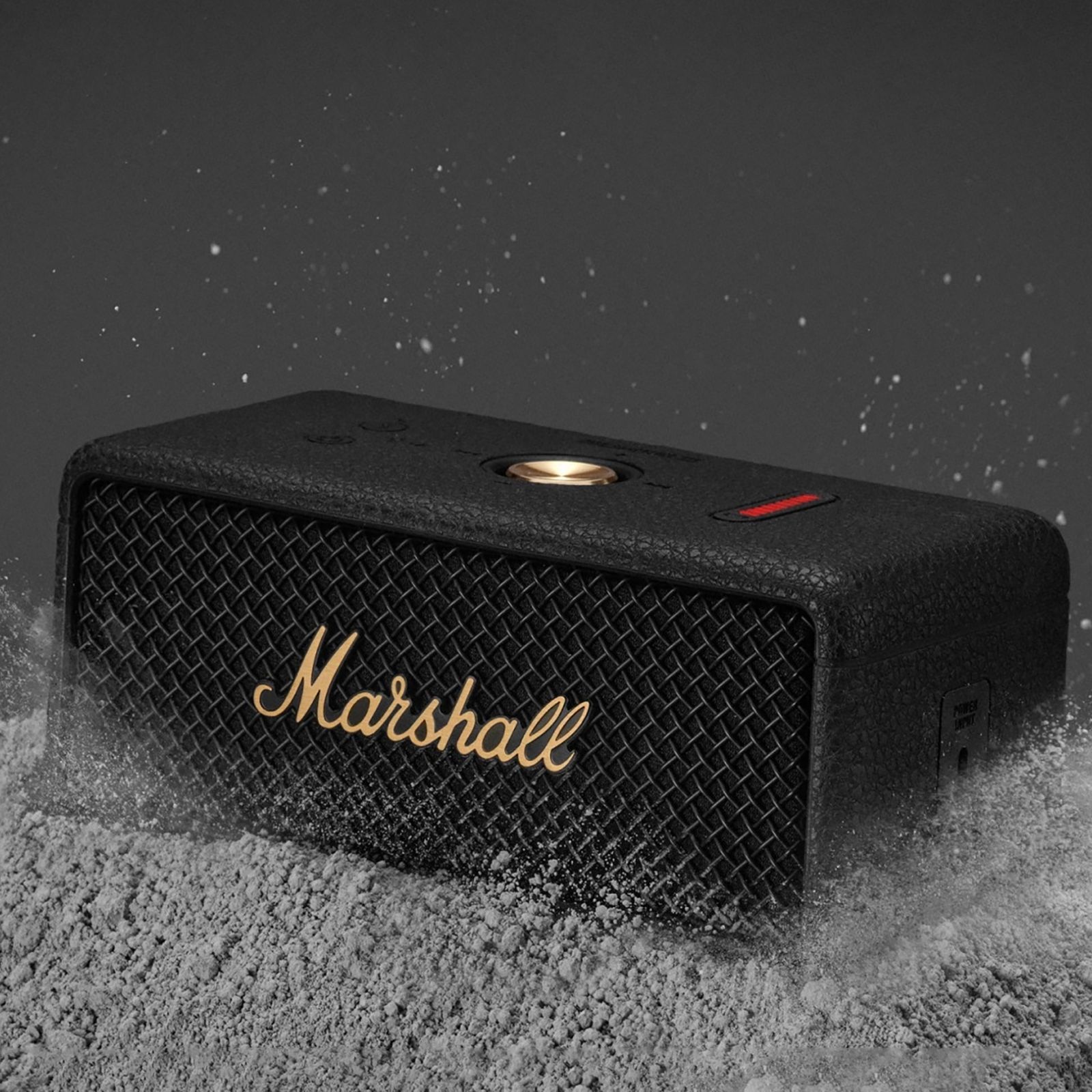 Marshall Emberton III 20W Portable Bluetooth Speaker (IP67 Dust & Waterproof, 360 Degree Sound, Stereo Channel, Black & Brass)_12