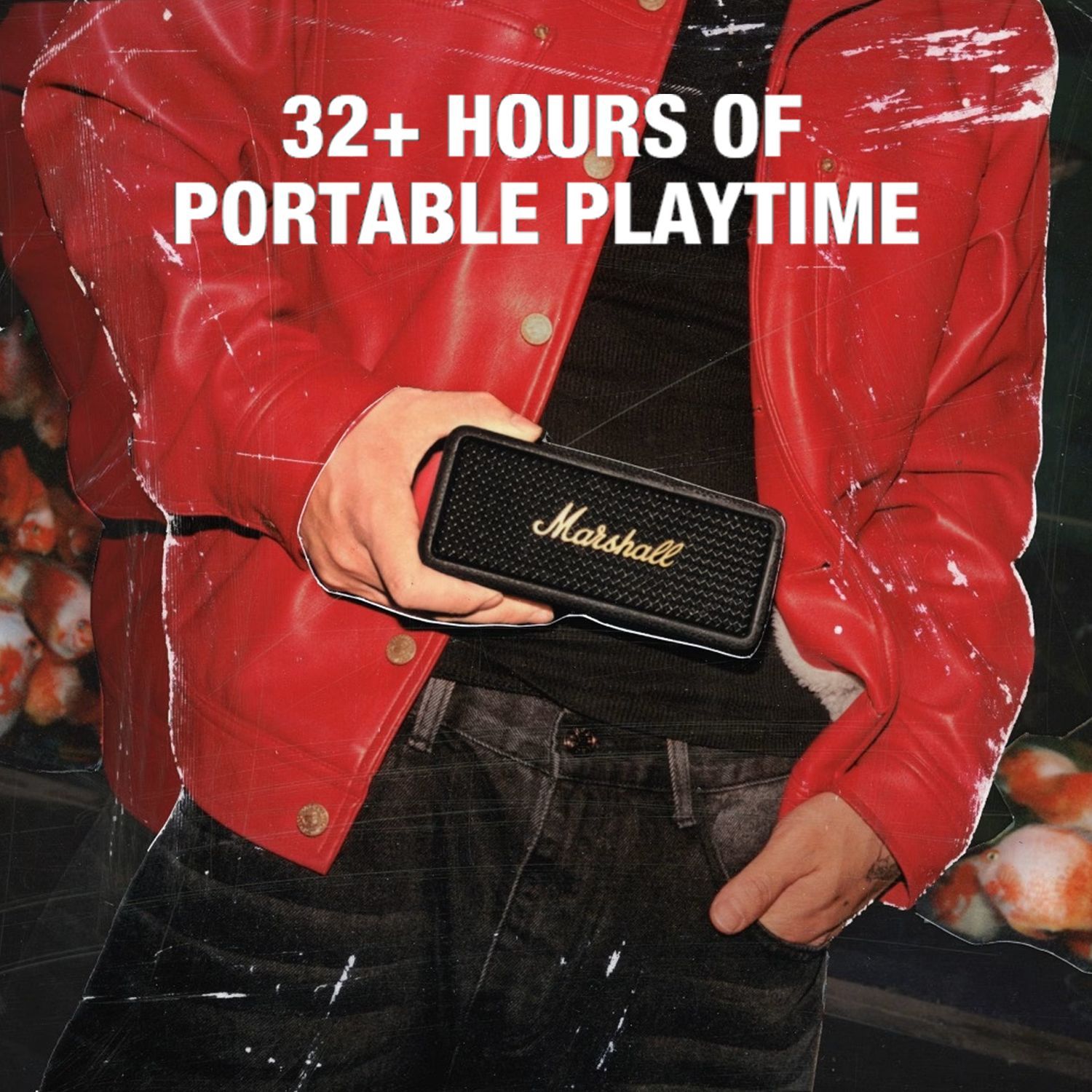 Marshall Emberton III 20W Portable Bluetooth Speaker (IP67 Dust & Waterproof, 360 Degree Sound, Stereo Channel, Black & Brass)_17