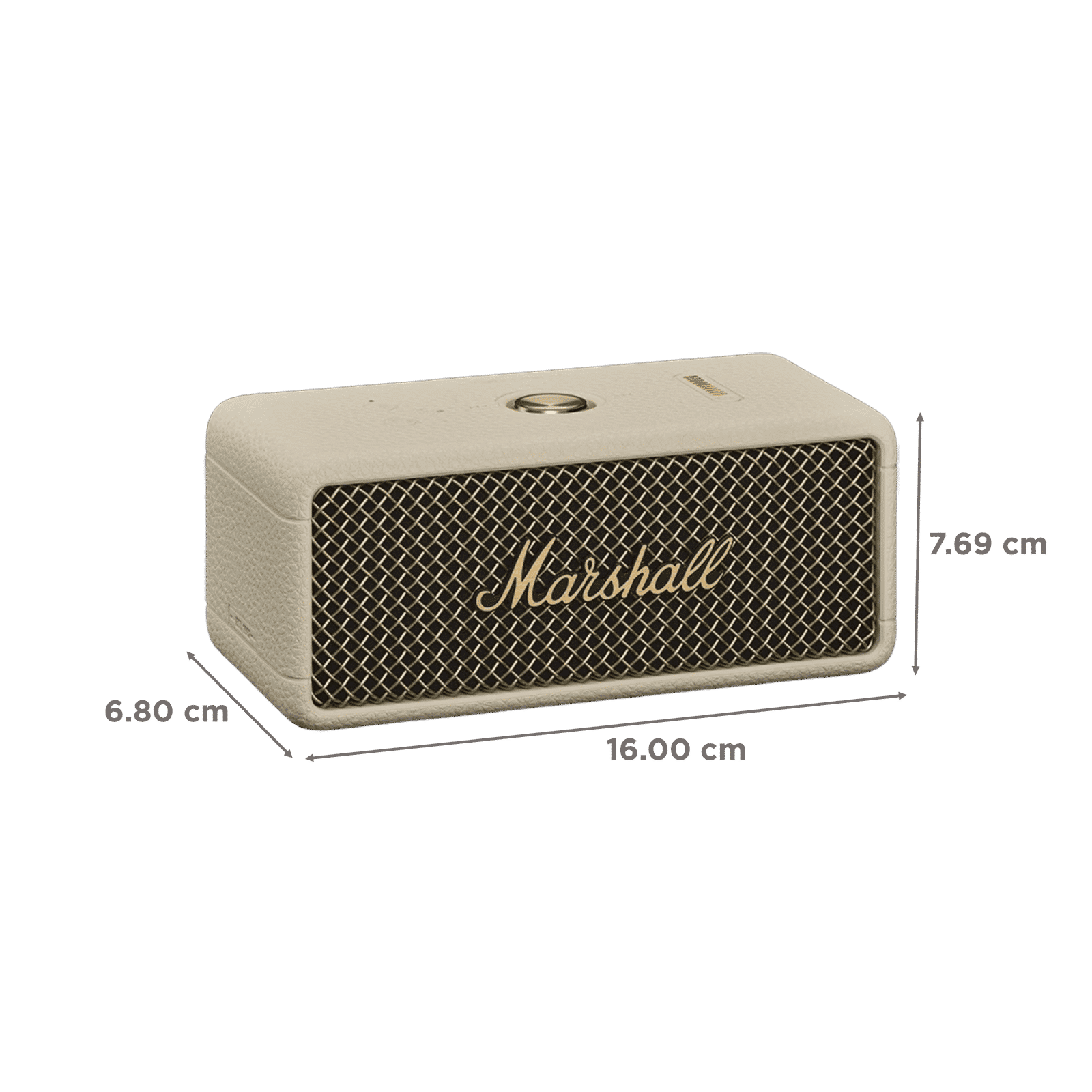 Marshall Emberton III 20W Portable Bluetooth Speaker (IP67 Dust & Waterproof, 360 Degree Sound, Stereo Channel, Cream) Marshall Emberton III 20W Portable Bluetooth Speaker (IP67 Dust & Waterproof, 360 Degree Sound, Stereo Channel, Cream)_3