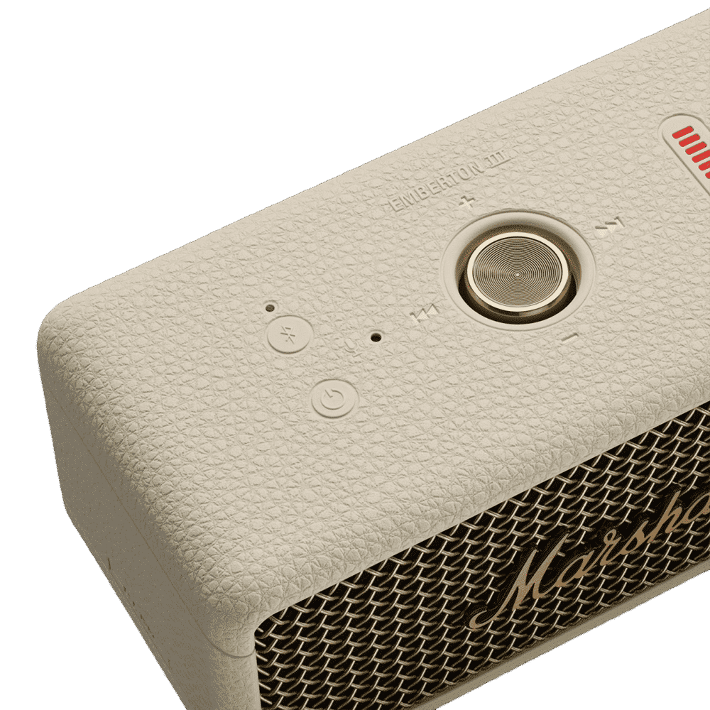 Marshall Emberton III 20W Portable Bluetooth Speaker (IP67 Dust & Waterproof, 360 Degree Sound, Stereo Channel, Cream) Marshall Emberton III 20W Portable Bluetooth Speaker (IP67 Dust & Waterproof, 360 Degree Sound, Stereo Channel, Cream)_5