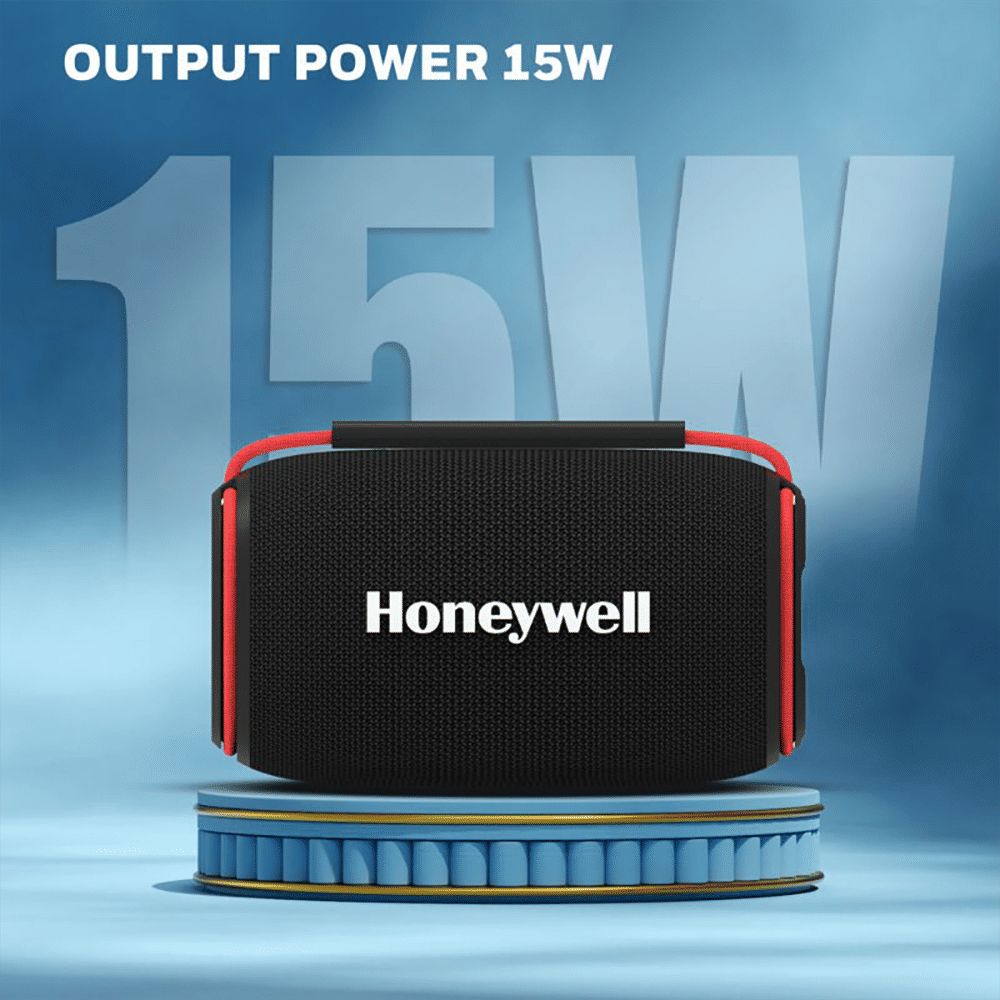 Honeywell Suono P400 15W Portable Bluetooth Speaker (IPX6 Water Proof, 10 Hours Playback Time, Black)_3