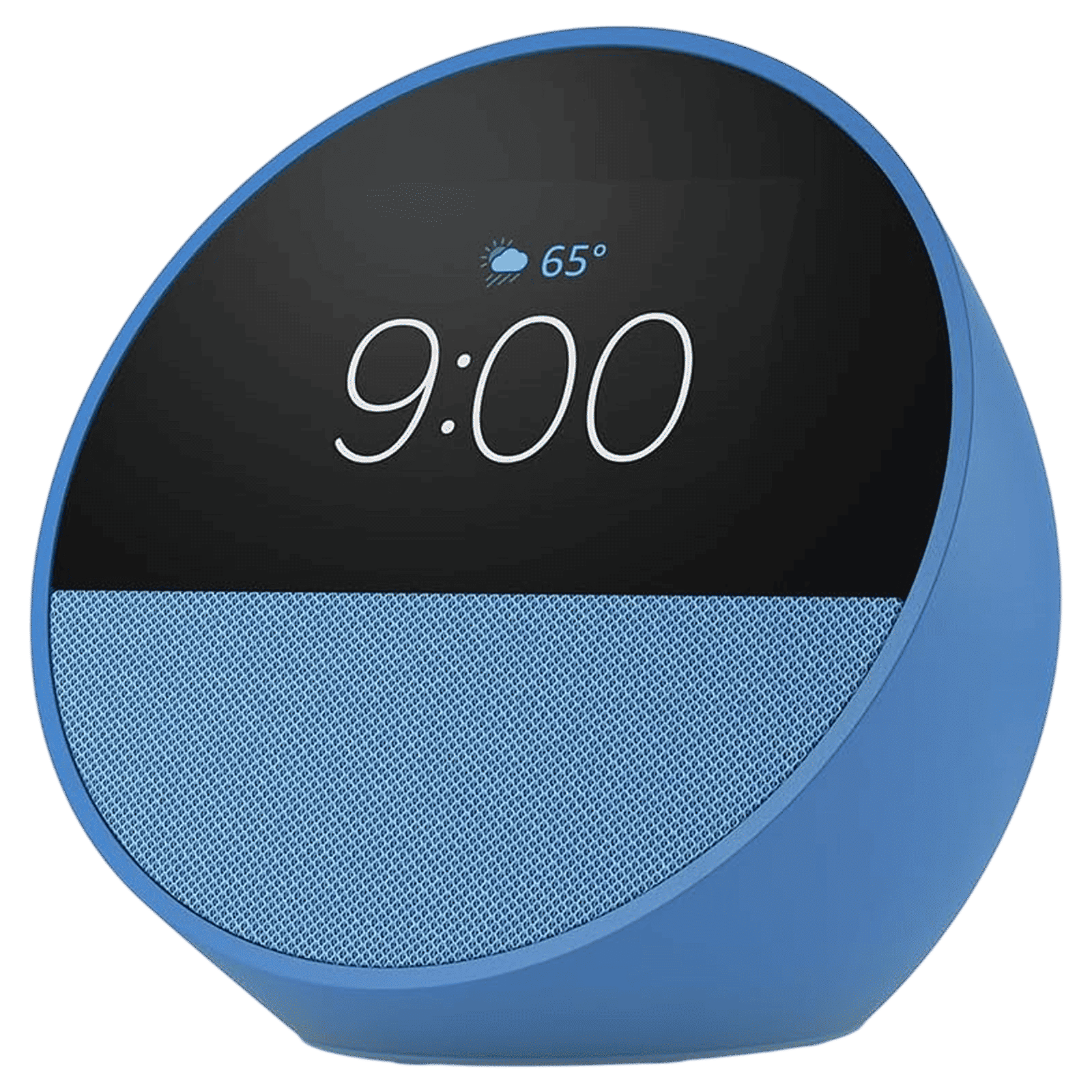 amazon Echo Spot with Built-in Alexa Smart Wi-Fi Speaker (Customizable Smart Clock, Ocean Blue)_1