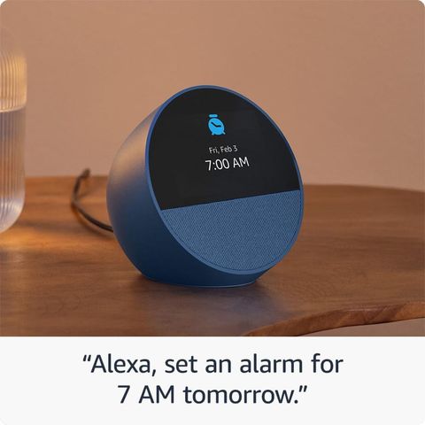 Buy amazon Echo Spot with Built-in Alexa Smart Wi-Fi Speaker ...