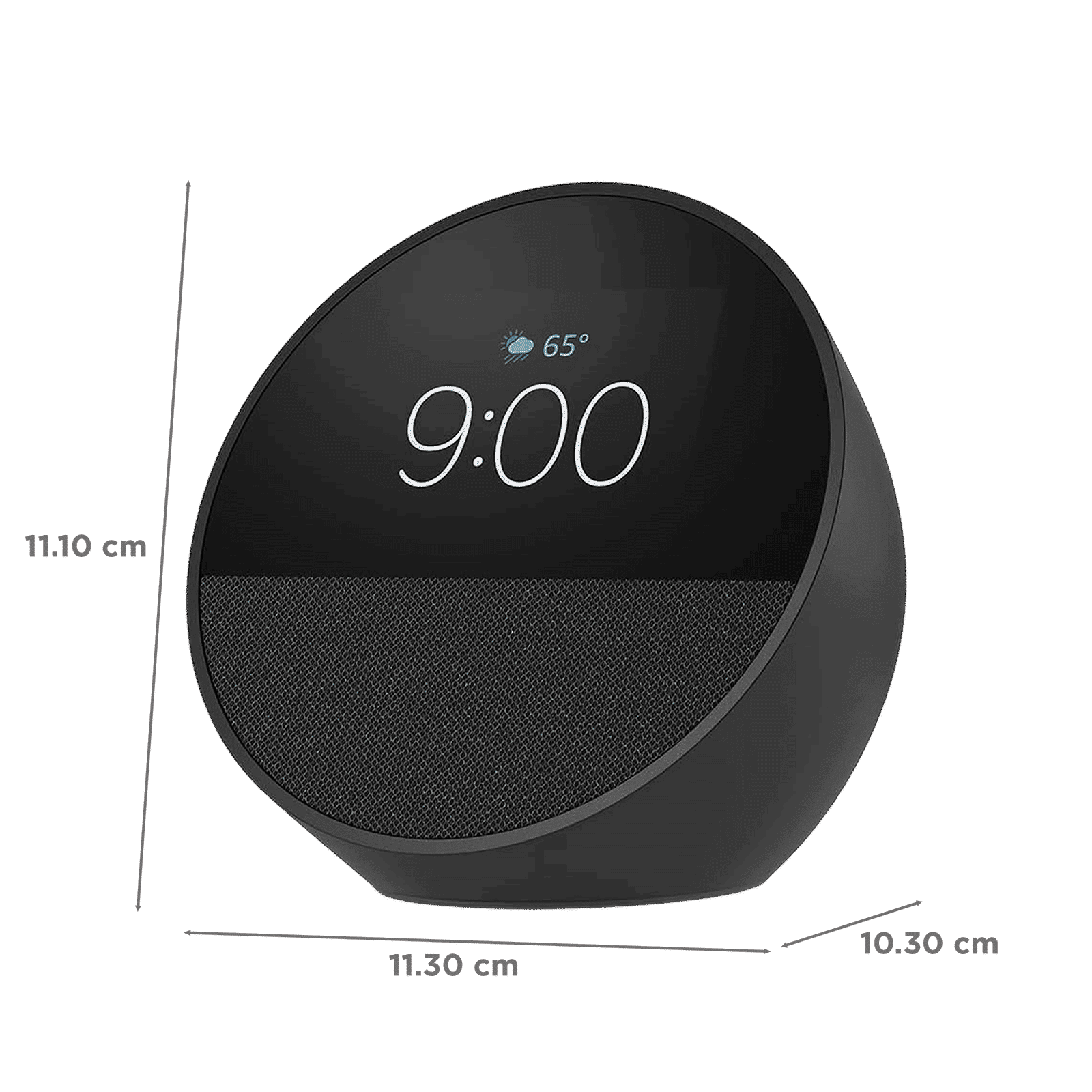amazon Echo Spot with Built-in Alexa Smart Wi-Fi Speaker (Customizable Smart Clock, Black) amazon Echo Spot with Built-in Alexa Smart Wi-Fi Speaker (Customizable Smart Clock, Black)_2