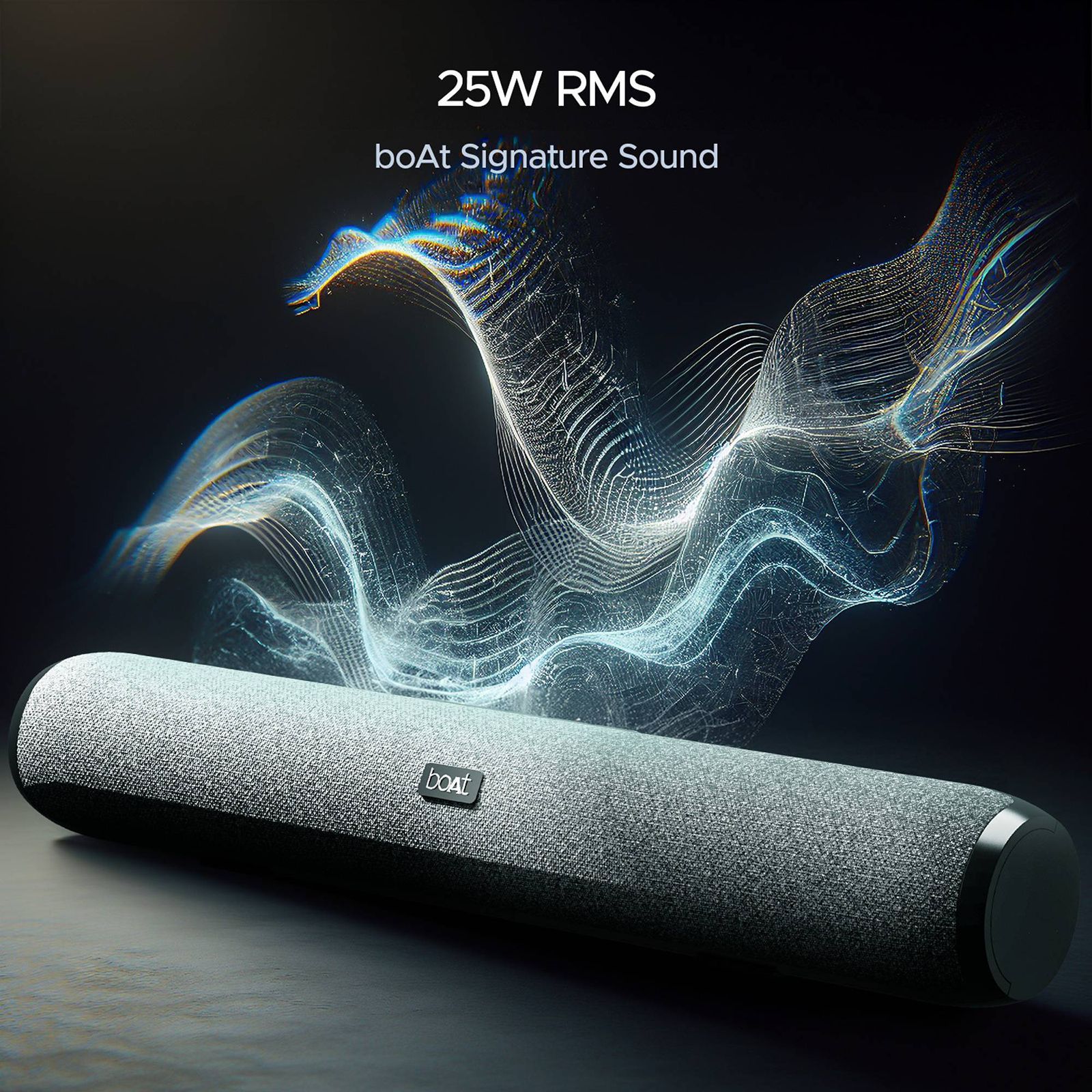 boAt Aavante Bar 590 25W Bluetooth Soundbar (Stereo Sound, 2.0 Channel, Pebble Black) boAt Aavante Bar 590 25W Bluetooth Soundbar (Stereo Sound, 2.0 Channel, Pebble Black)_5