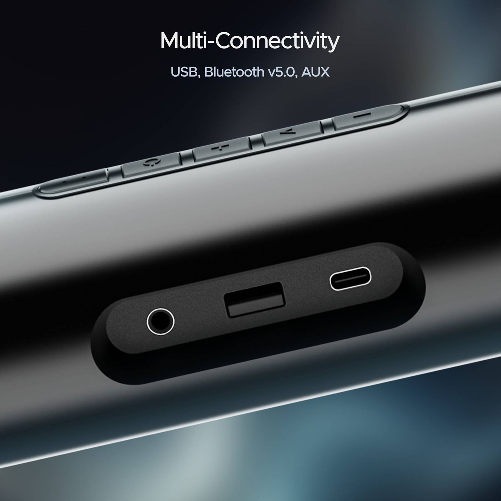 boAt Aavante Bar 590 25W Bluetooth Soundbar (Stereo Sound, 2.0 Channel, Pebble Black) boAt Aavante Bar 590 25W Bluetooth Soundbar (Stereo Sound, 2.0 Channel, Pebble Black)_2