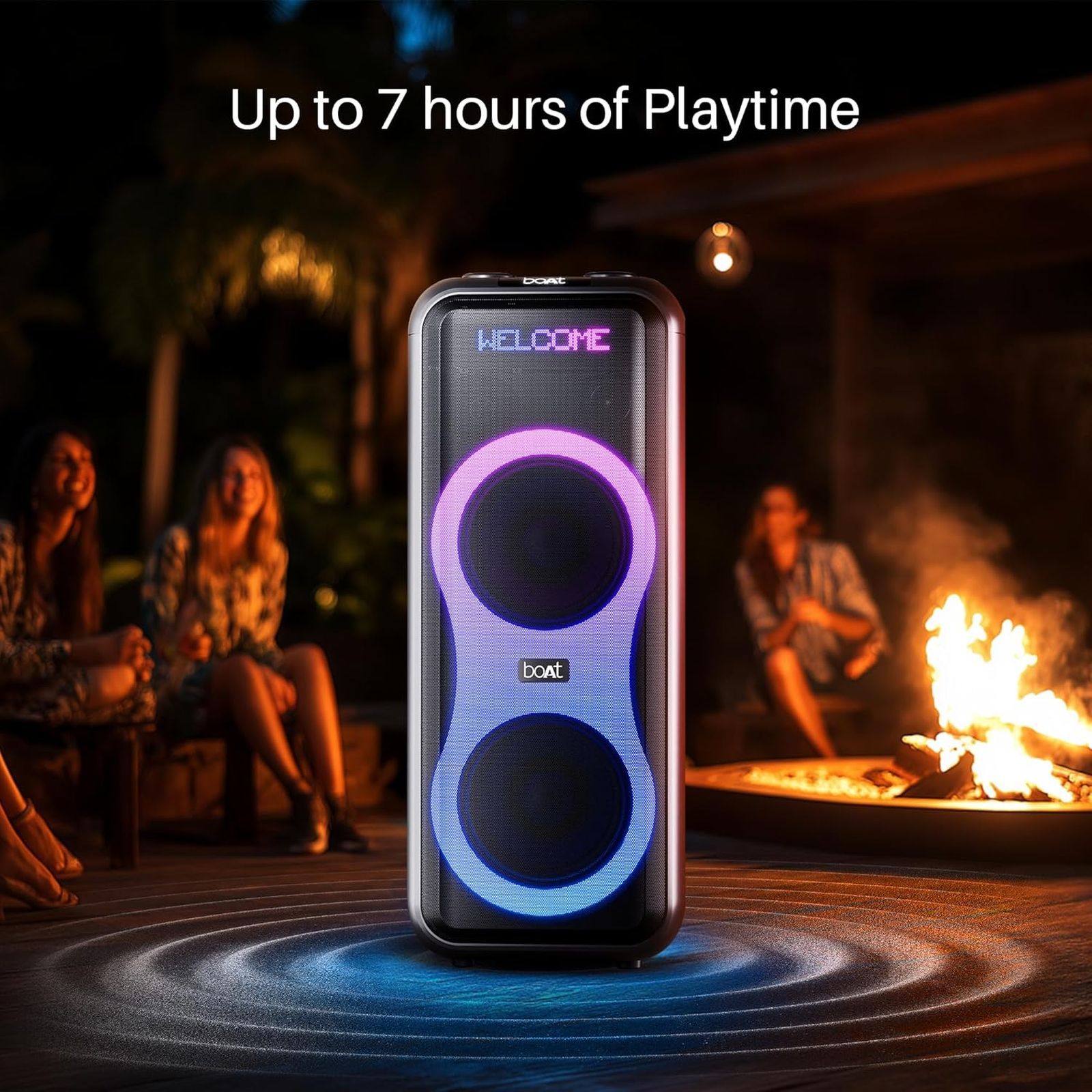 boAt PartyPal 600 220W Bluetooth Party Speaker (Animated Text Display, Hi-Fi Party Speaker, Black)_5