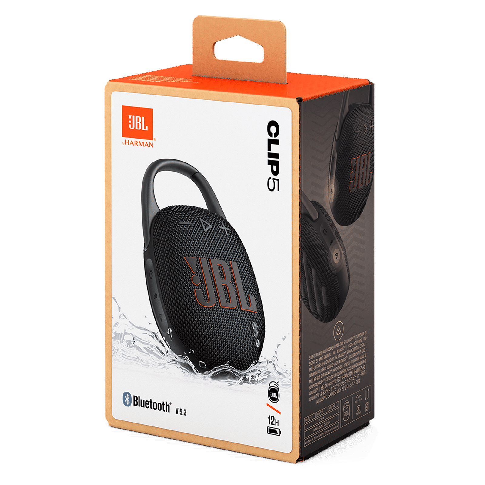 JBL Clip 5 7W Portable Bluetooth Speaker (IP67 Water Proof, Supports Auracast, Black)_11