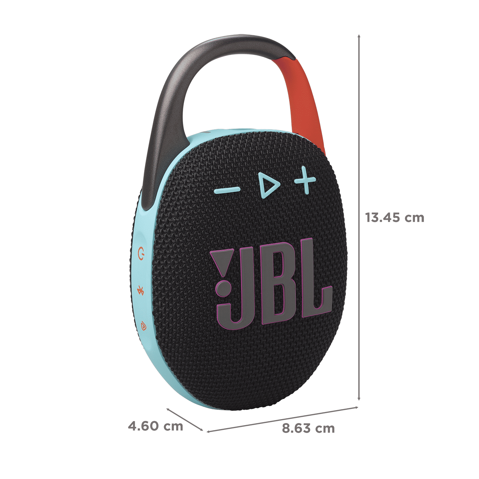 JBL Clip 5 7W Portable Bluetooth Speaker (IP67 Water Proof, Supports Auracast, Black and Orange)_2