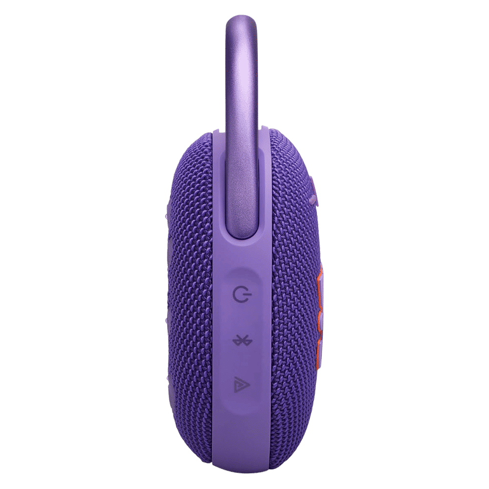 JBL Clip 5 7W Portable Bluetooth Speaker (IP67 Water Proof, Supports Auracast, Purple)_6