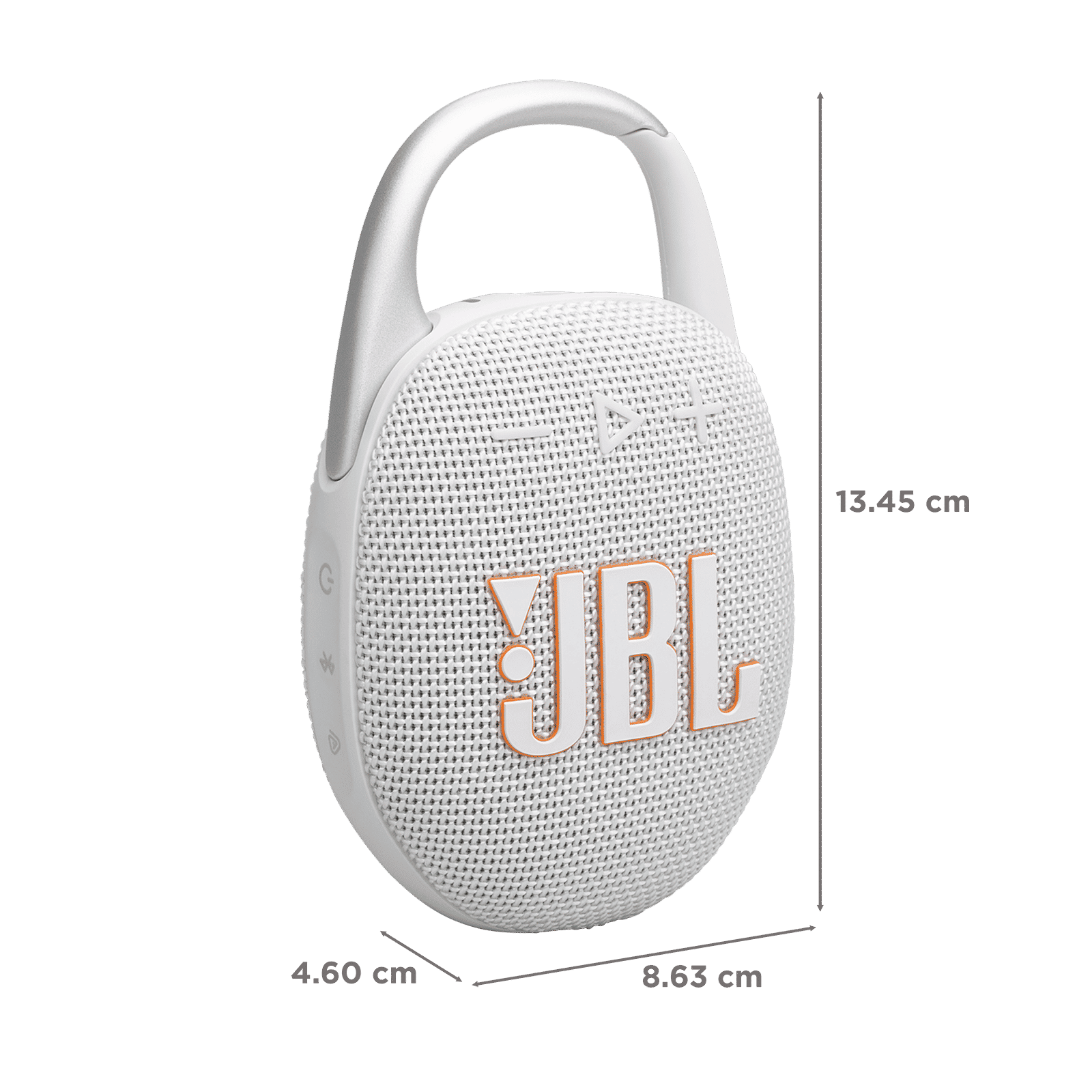 JBL Clip 5 7W Portable Bluetooth Speaker (IP67 Water Proof, Supports Auracast, White)_2
