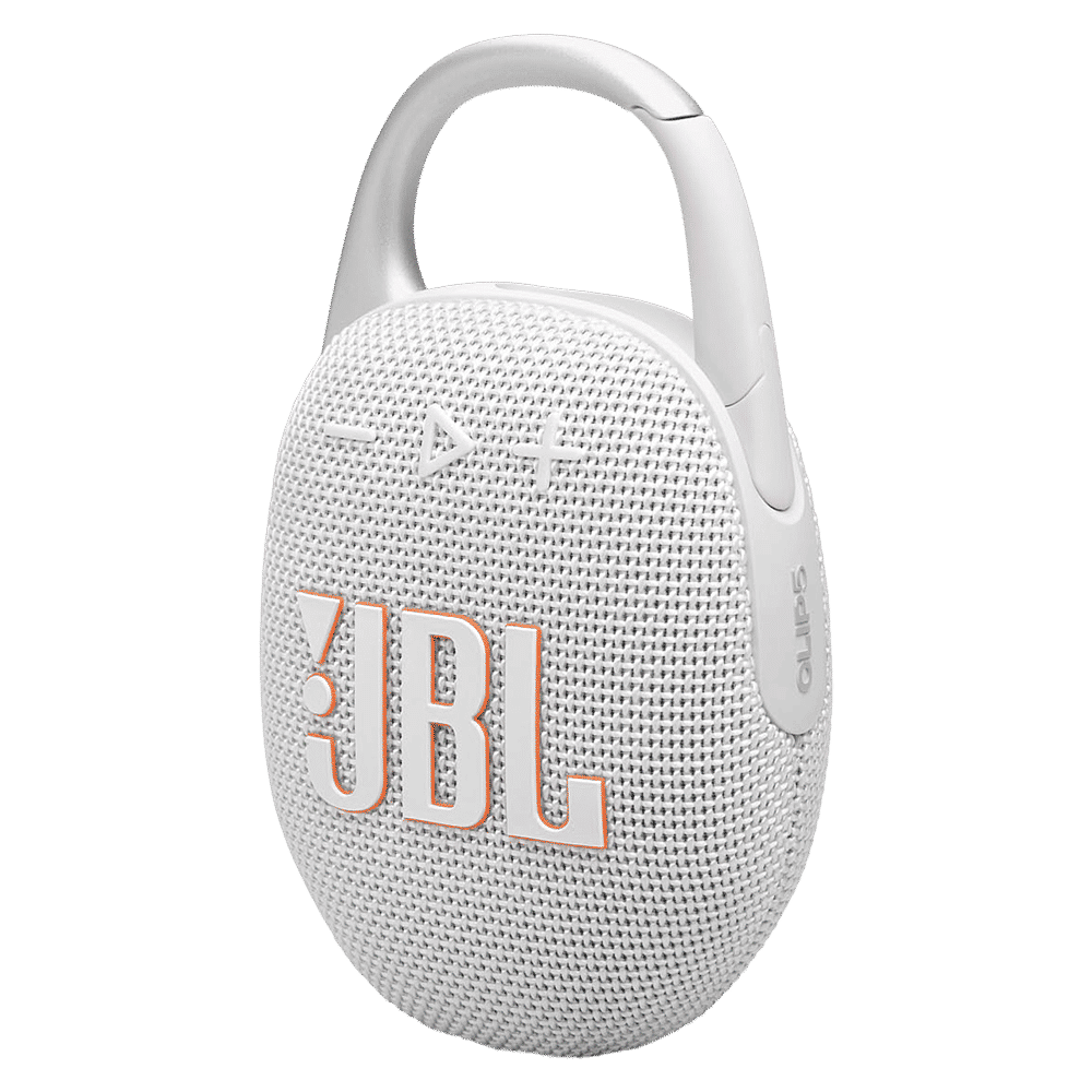 JBL Clip 5 7W Portable Bluetooth Speaker (IP67 Water Proof, Supports Auracast, White) JBL Clip 5 7W Portable Bluetooth Speaker (IP67 Water Proof, Supports Auracast, White)_8