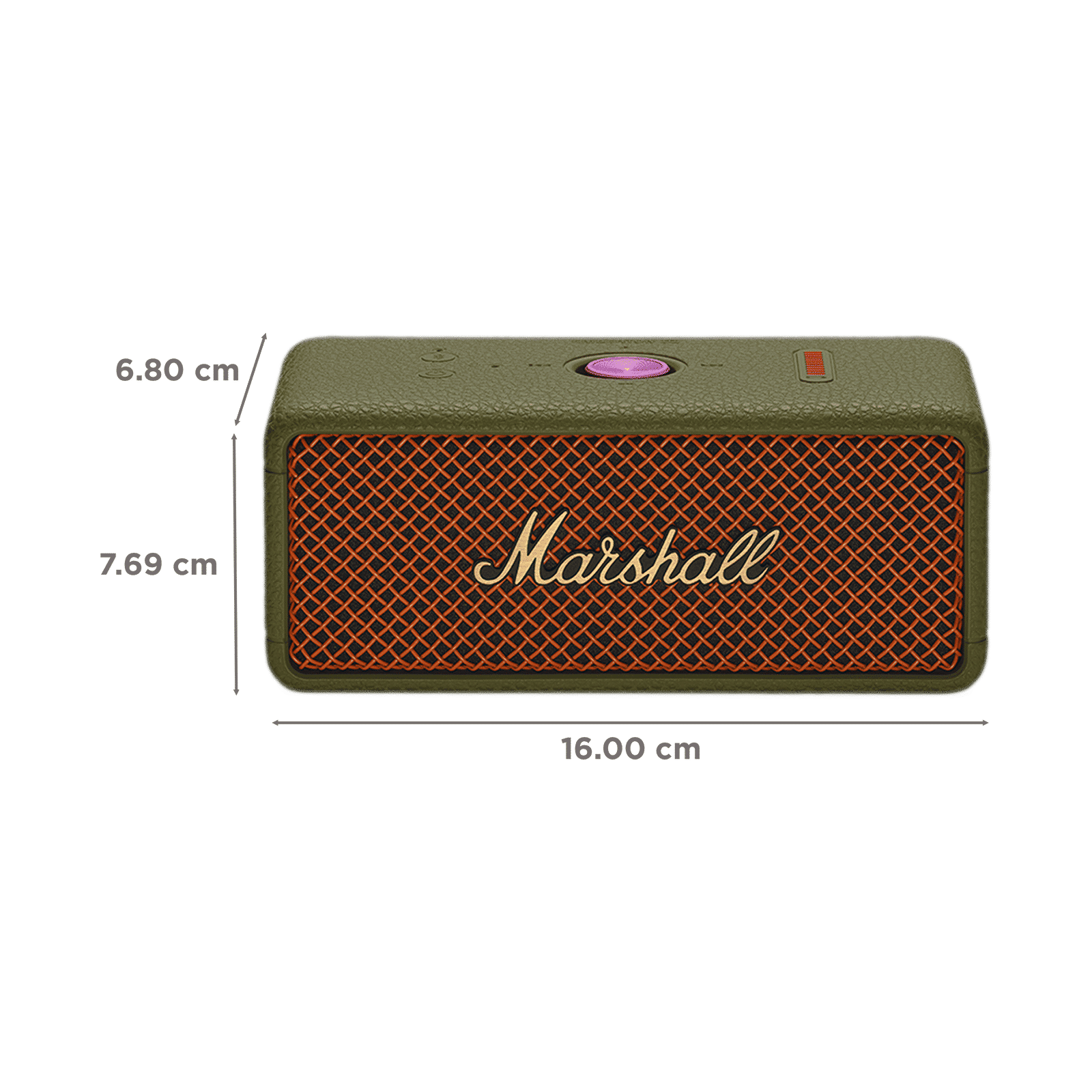 Marshall Emberton III 20W Portable Bluetooth Speaker (IP67 Dust & Waterproof, 360 Degree Sound, Stereo Channel, Lunar Red)_2