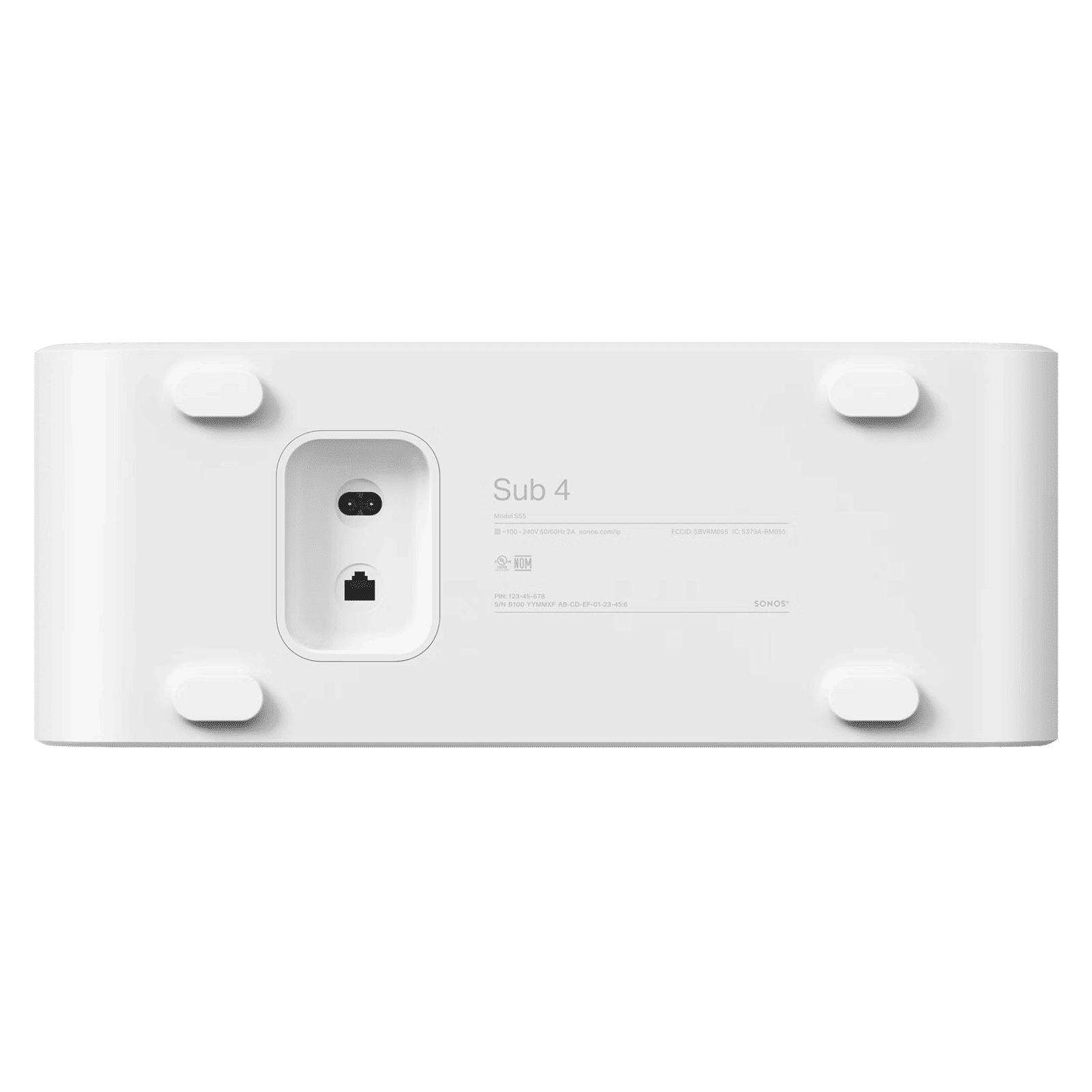 SONOS Sub (4th Gen) Smart Wi-Fi Speaker (Pulse-Pounding Power, White)_3