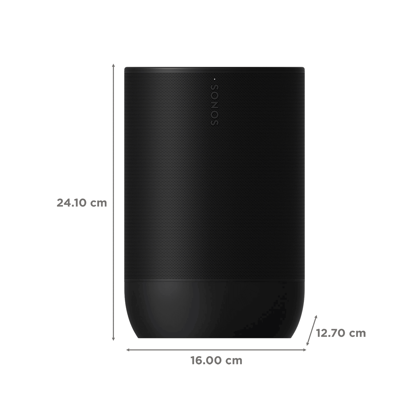 SONOS Move 2 with Built-in Alexa Smart Wi-Fi Speaker (Touch Control, Black)_2