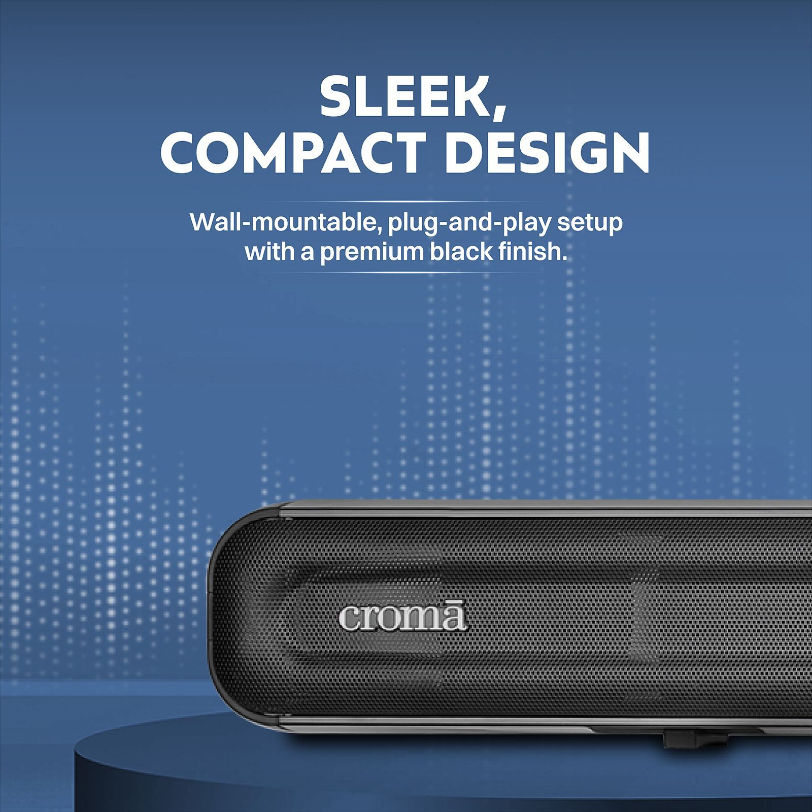 Croma 120W Bluetooth Soundbar with Remote (Preset EQ Modes, 2.1 Channel, Black) Croma 120W Bluetooth Soundbar with Remote (Preset EQ Modes, 2.1 Channel, Black)_7