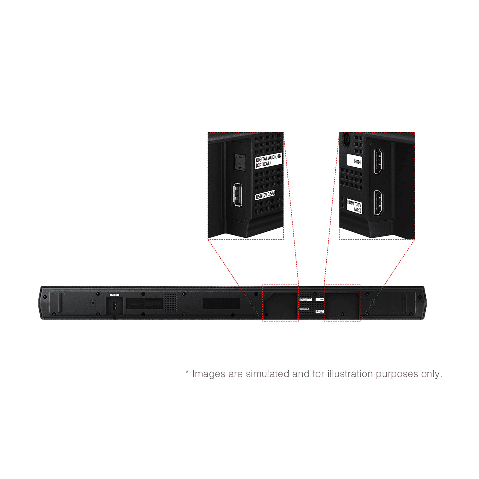 SAMSUNG B Series 370W Bluetooth Soundbar with Remote (Dolby Audio, 3.1 Channel, Black)_14