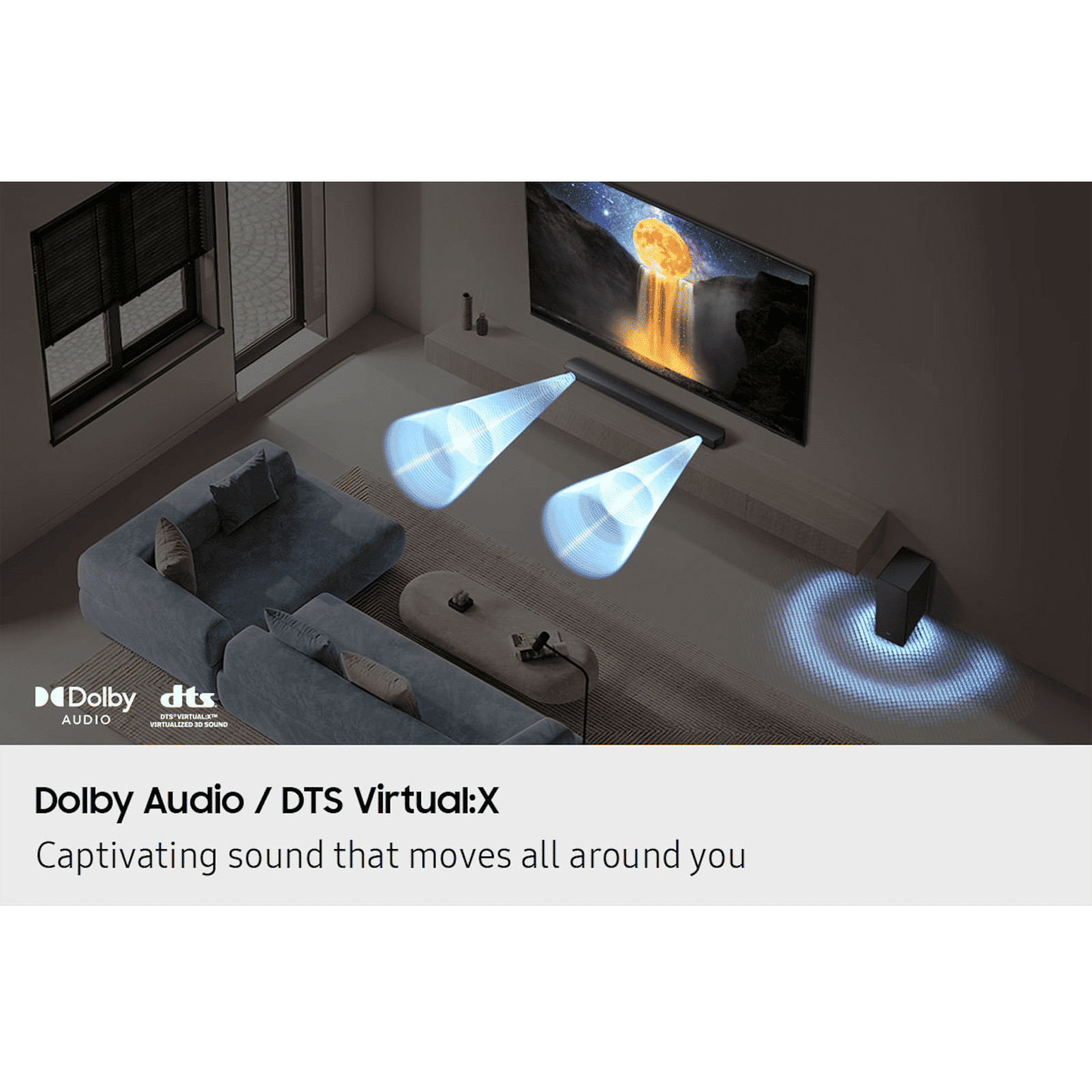 SAMSUNG B Series 370W Bluetooth Soundbar with Remote (Dolby Audio, 3.1 Channel, Black)_15