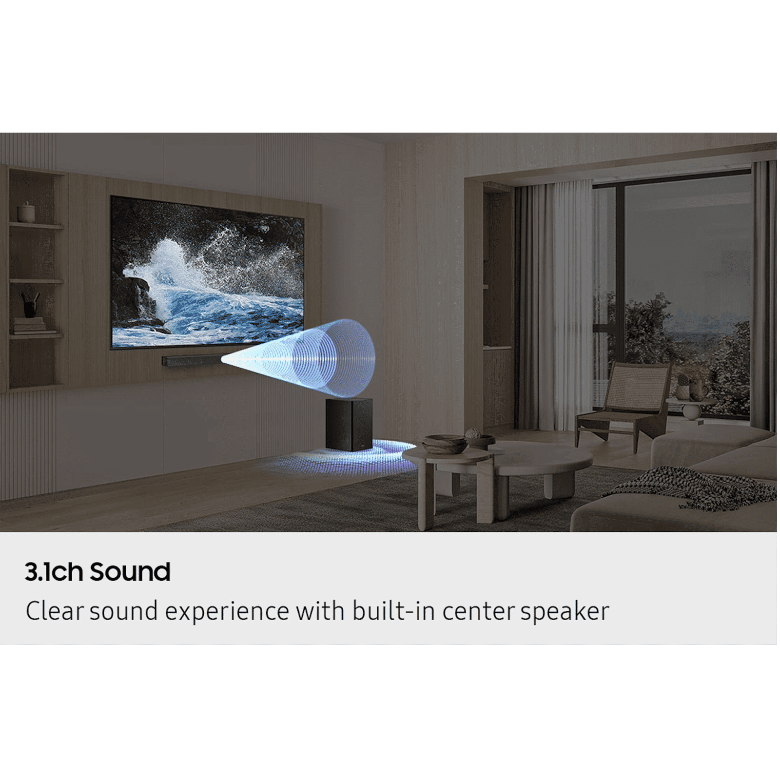 SAMSUNG B Series 370W Bluetooth Soundbar with Remote (Dolby Audio, 3.1 Channel, Black)_16