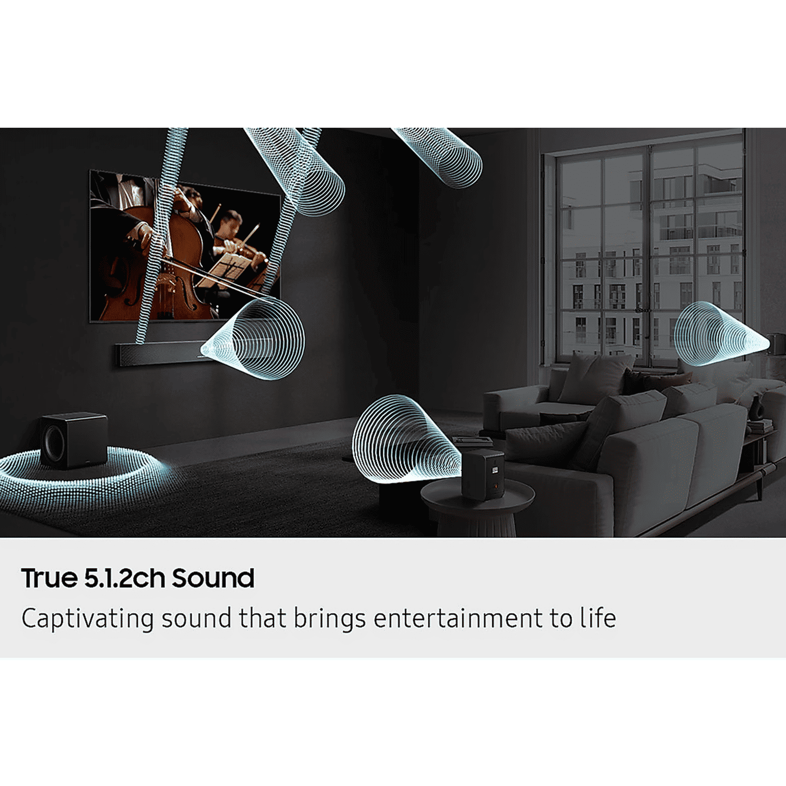 SAMSUNG B Series 400W Soundbar with Remote (Dolby Audio, 5.1 Channel, Black)_17