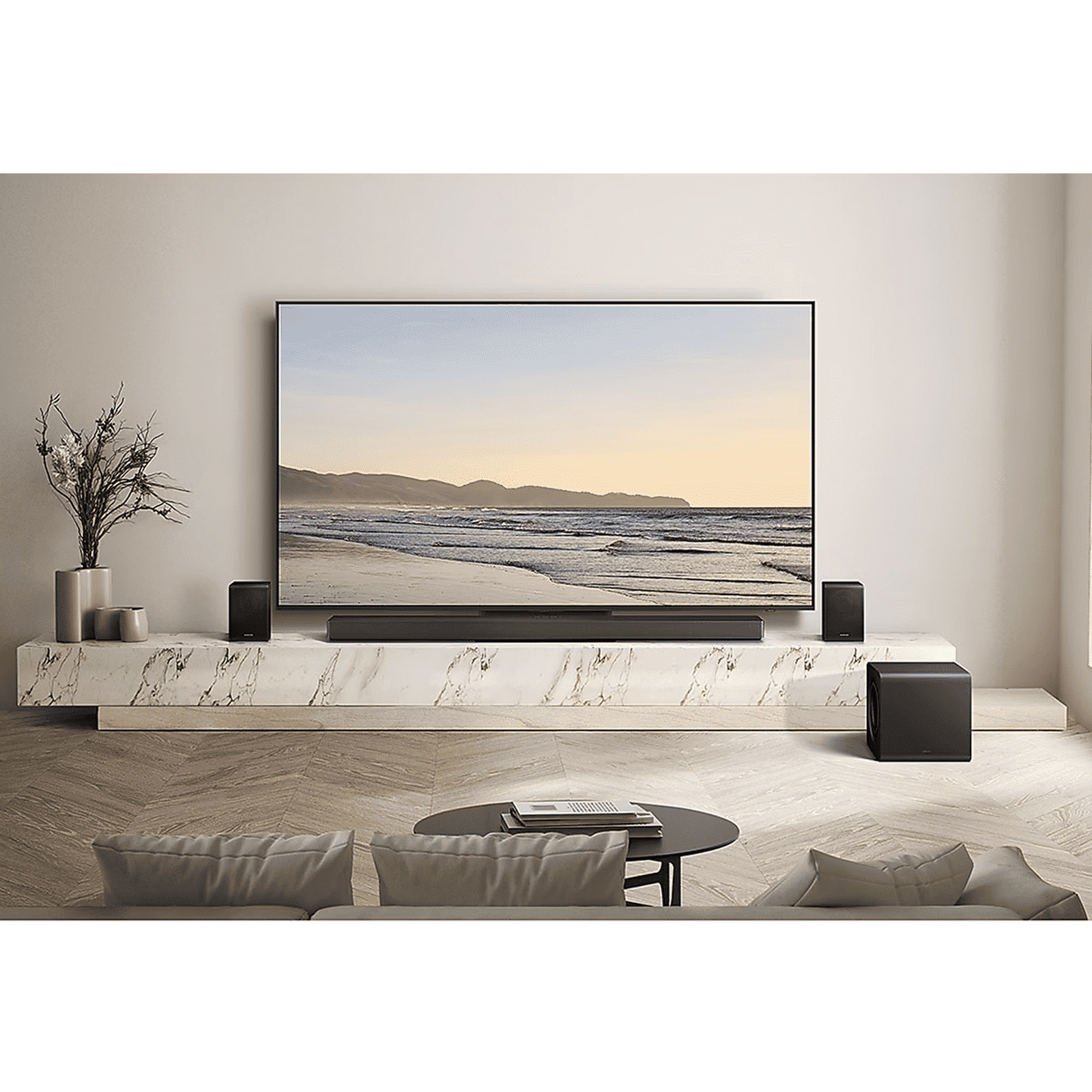 SAMSUNG B Series 400W Soundbar with Remote (Dolby Audio, 5.1 Channel, Black)_20