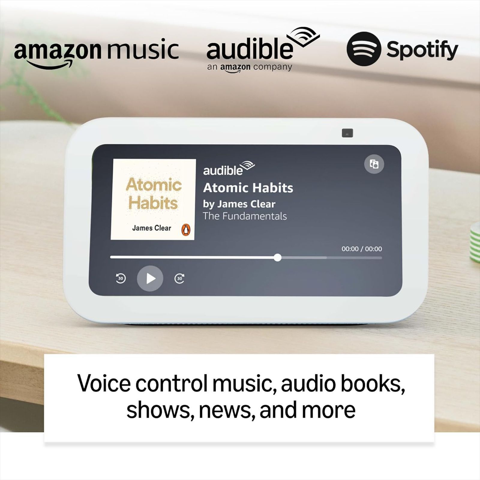 Amazon Echo Show 5 (3rd Gen) with Built-in Alexa Smart Wi-Fi Speaker (2MP Built-in Camera, Charcoal)_2