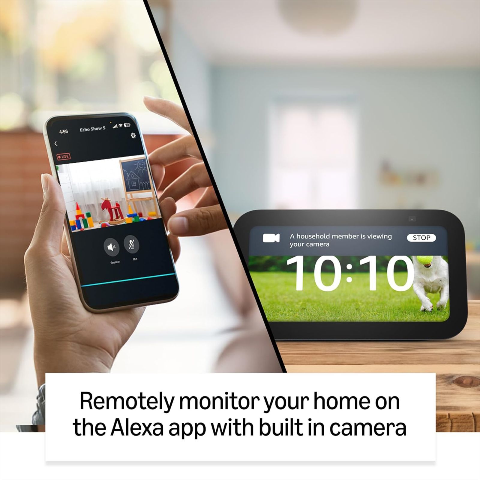 Amazon Echo Show 5 (3rd Gen) with Built-in Alexa Smart Wi-Fi Speaker (2MP Built-in Camera, Charcoal)_4