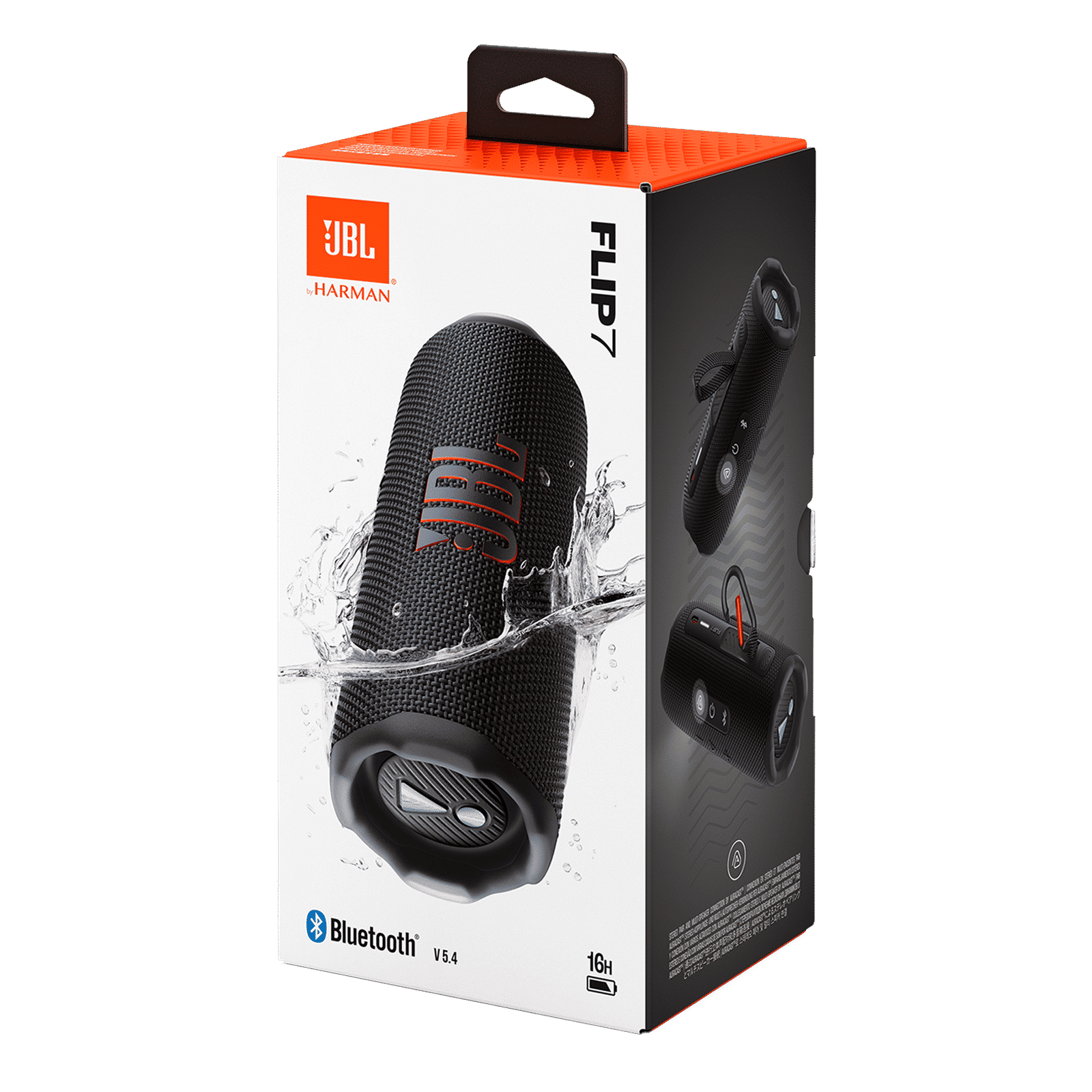 JBL FLIP 7 35W RMS Portable Bluetooth Speaker (IP68 Waterproof, AI Sound Boost, 2.0 Channel, Black)_6