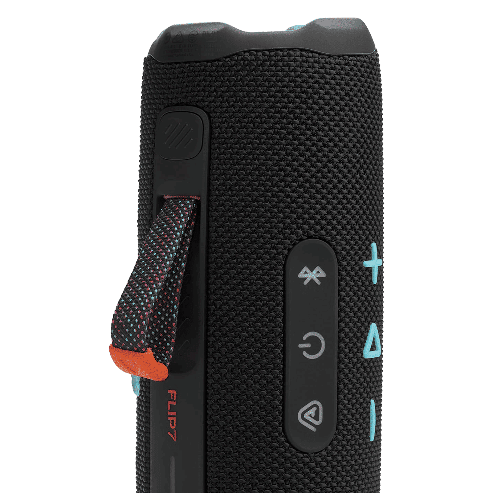 JBL Flip 7 25W Portable Bluetooth Speaker (Waterproof, Bold Pro Sound with AI Sound Boost, Stereo Channel, Black & Orange)_4