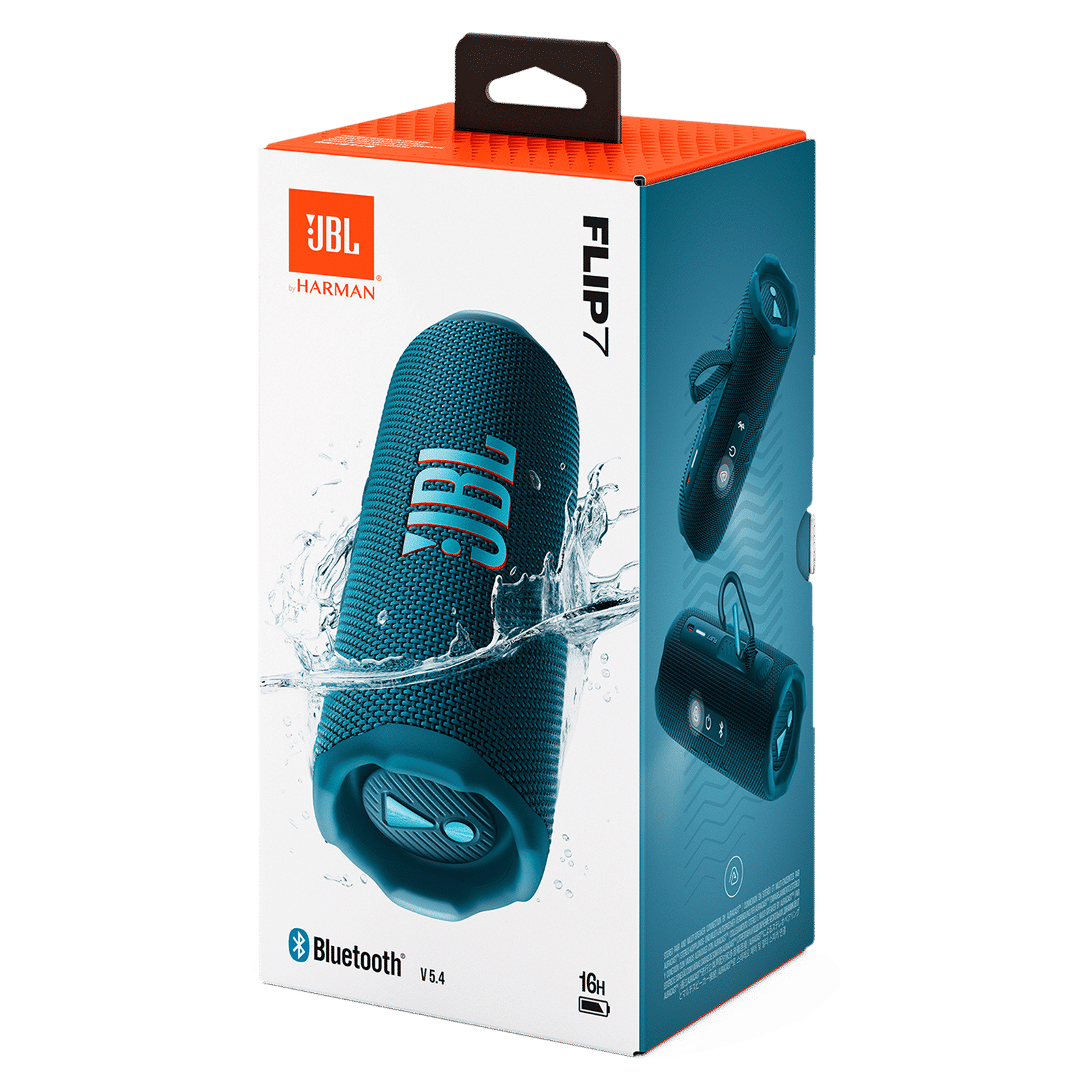JBL Flip 7 25W Portable Bluetooth Speaker (Waterproof, Bold Pro Sound with AI Sound Boost, Stereo Channel, Blue)_11