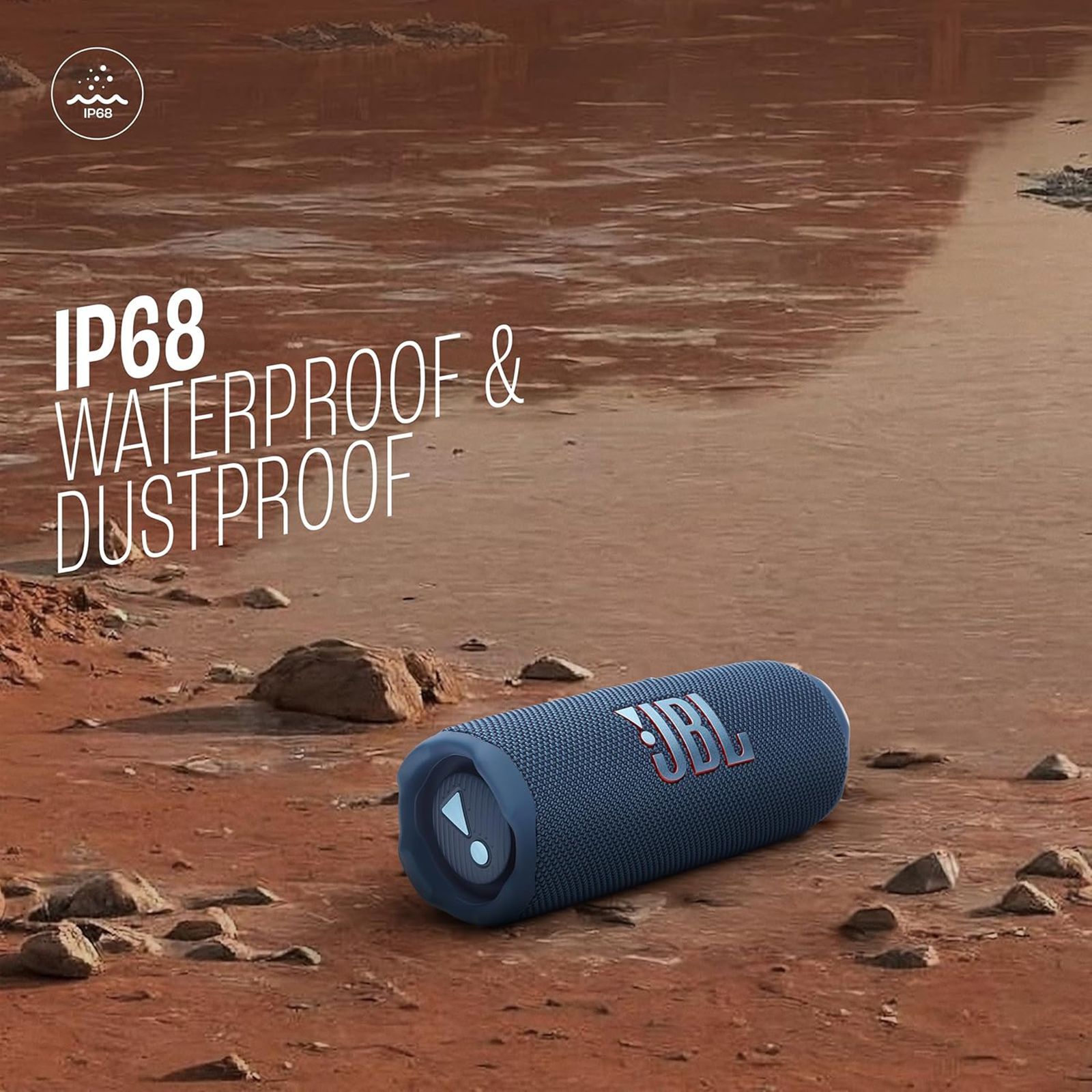 JBL Flip 7 25W Portable Bluetooth Speaker (Waterproof, Bold Pro Sound with AI Sound Boost, Stereo Channel, Blue)_13