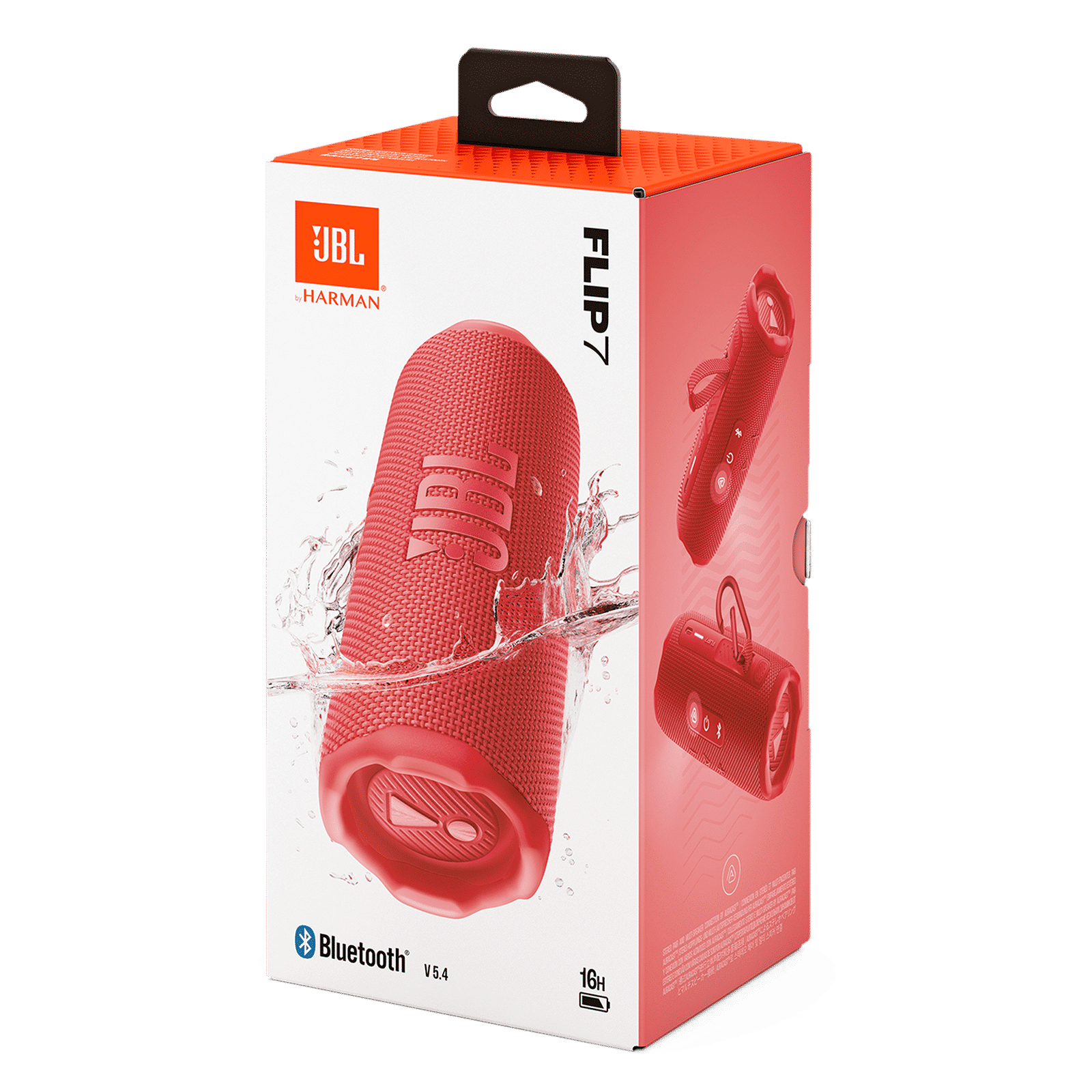 JBL Flip 7 25W Portable Bluetooth Speaker (Waterproof, Bold Pro Sound with AI Sound Boost, Stereo Channel, Red)_11