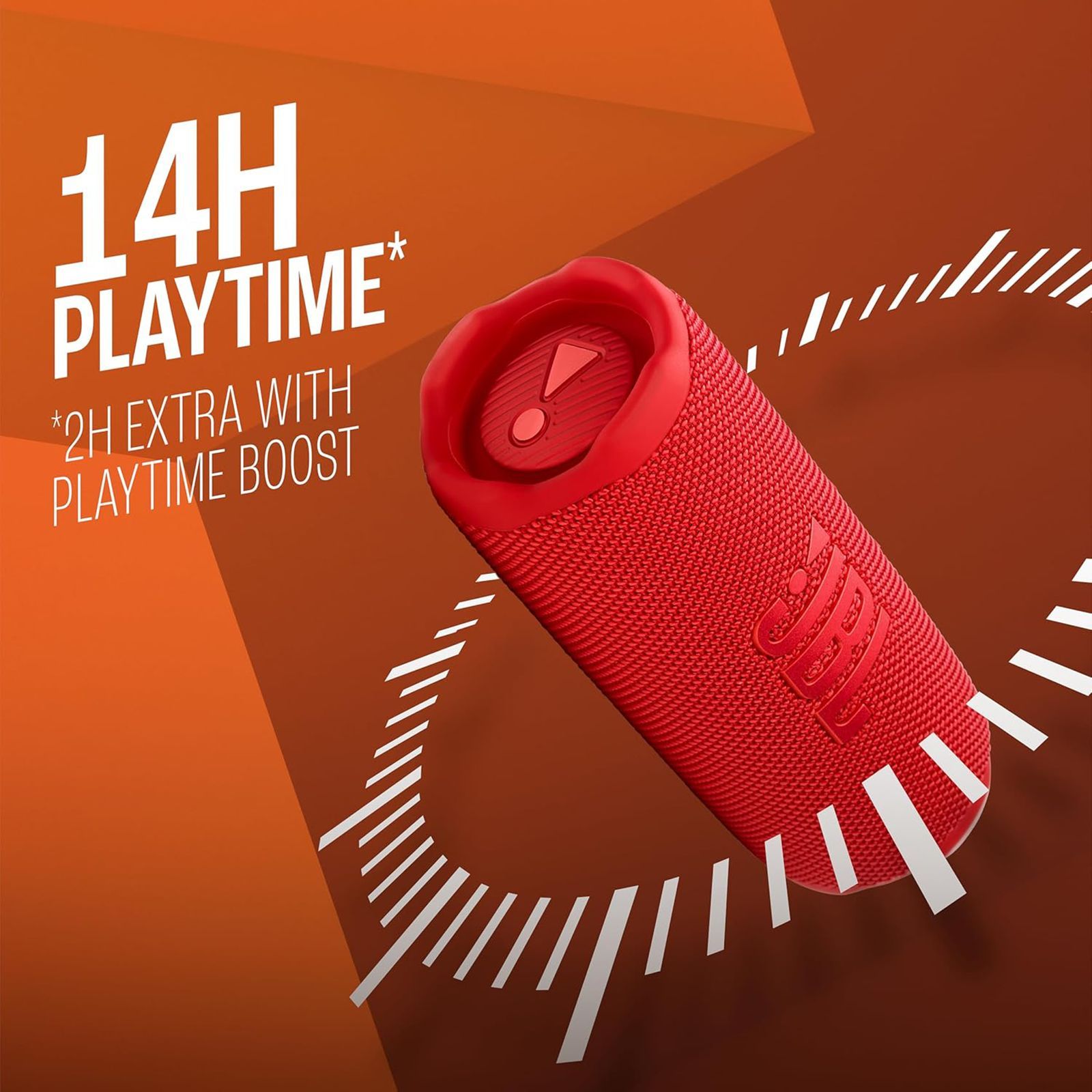 JBL Flip 7 25W Portable Bluetooth Speaker (Waterproof, Bold Pro Sound with AI Sound Boost, Stereo Channel, Red)_16