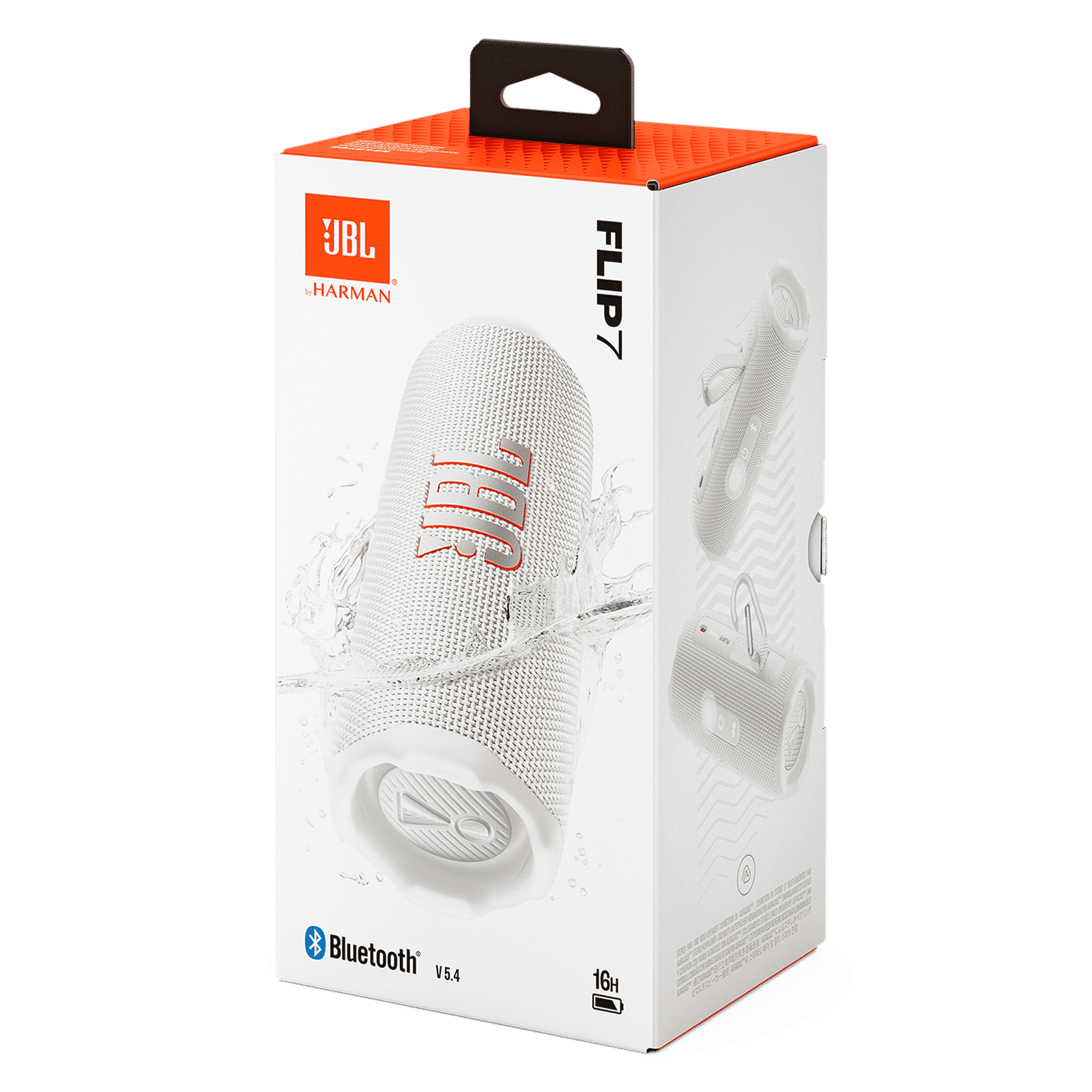 JBL Flip 7 35W Portable Bluetooth Speaker (Waterproof, Bold Pro Sound with AI Sound Boost, Stereo Channel, White)_12
