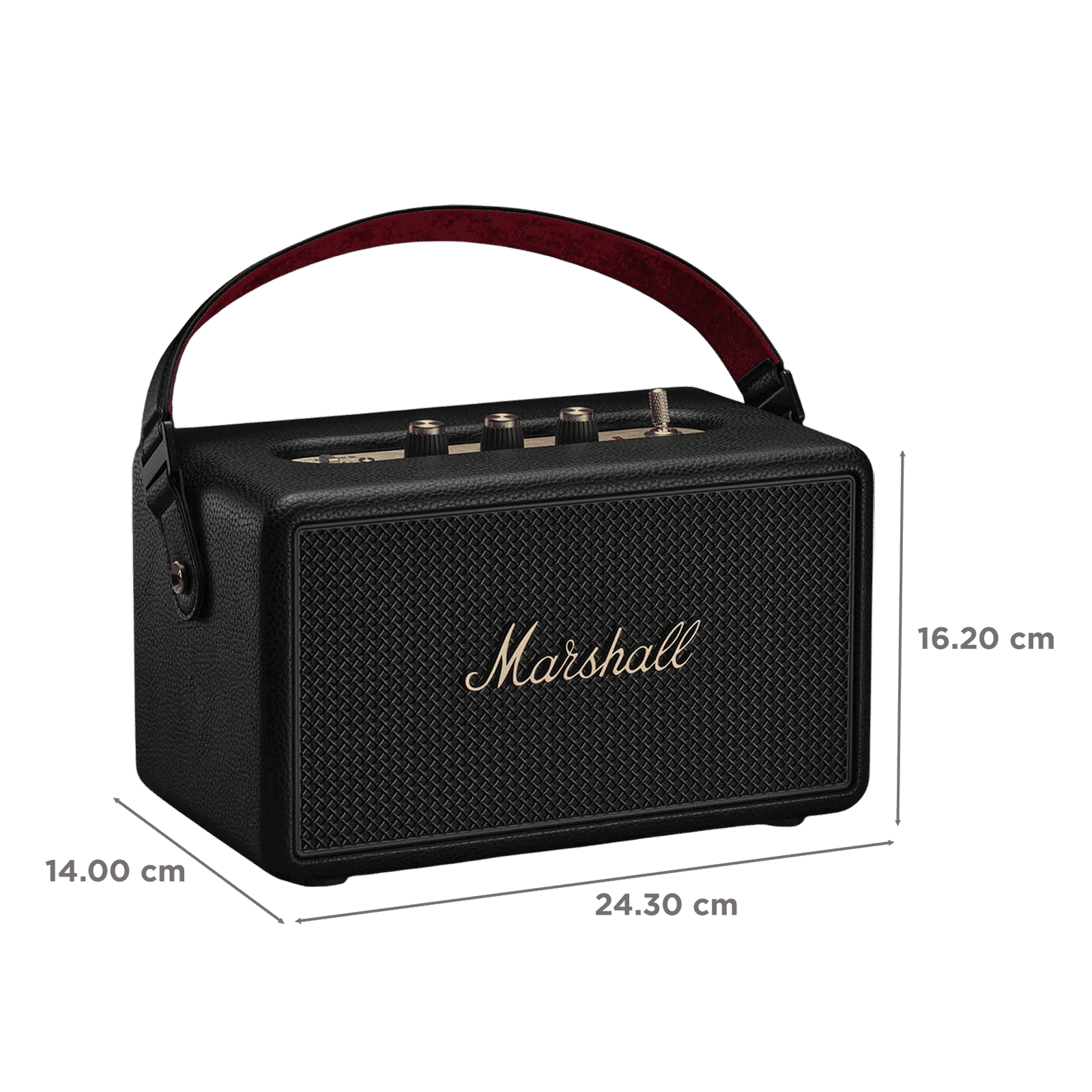 Marshall Kilburn 3 Portable Bluetooth Speaker (IP54 Dust & Water Resistant, 360 Degree Sound, Stereo Channel, Black & Brass)_2
