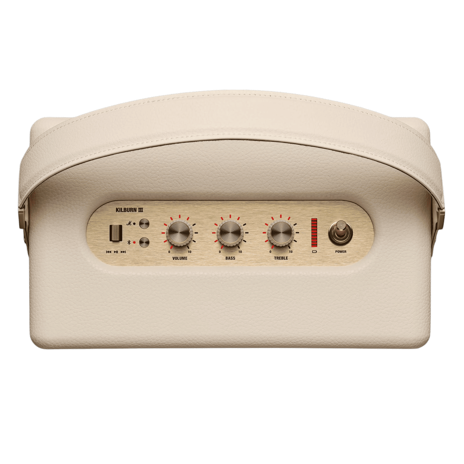 Marshall Kilburn 3 50W Portable Bluetooth Speaker (IP54 Dust & Water Resistant, 360 Degree Sound, Stereo Channel, Cream)_4