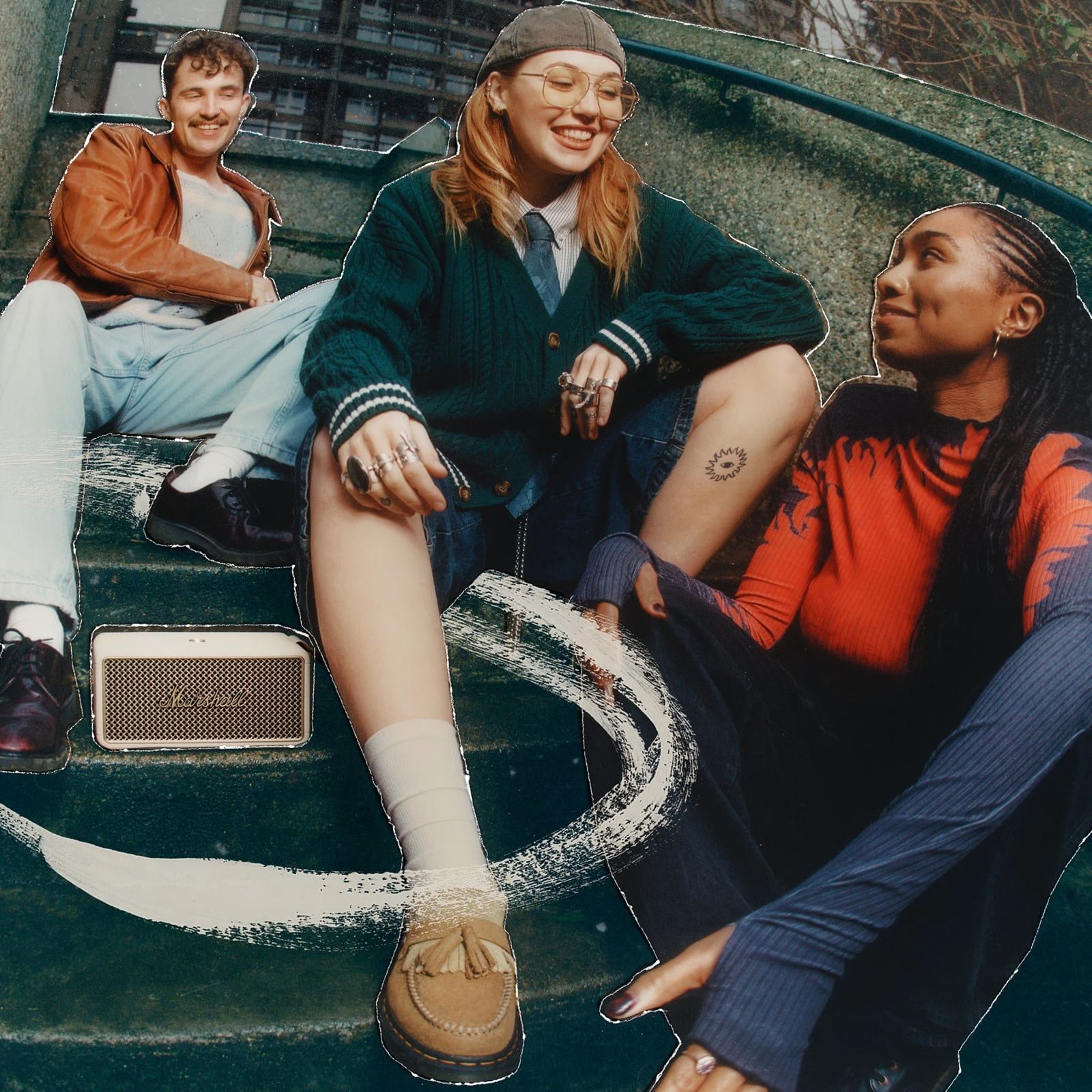 Marshall MIDDLETON 2 80W Portable Bluetooth Speaker (IP67 Water Resistant, True Stereophonic, Stereo Channel, Cream)_8