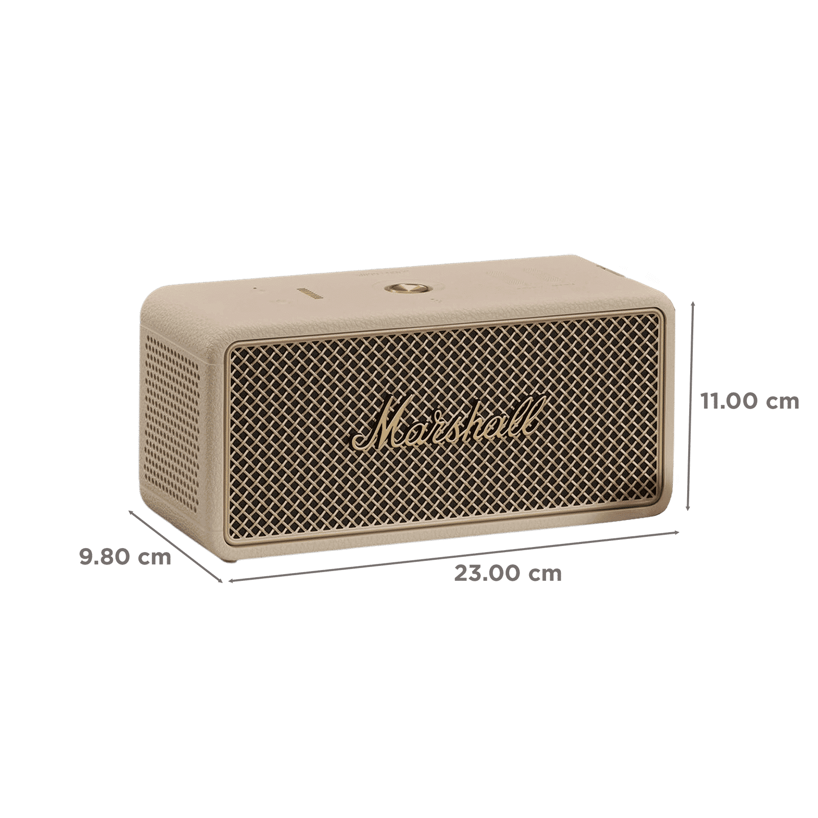 Marshall MIDDLETON 2 80W Portable Bluetooth Speaker (IP67 Water Resistant, True Stereophonic, Stereo Channel, Cream)_2