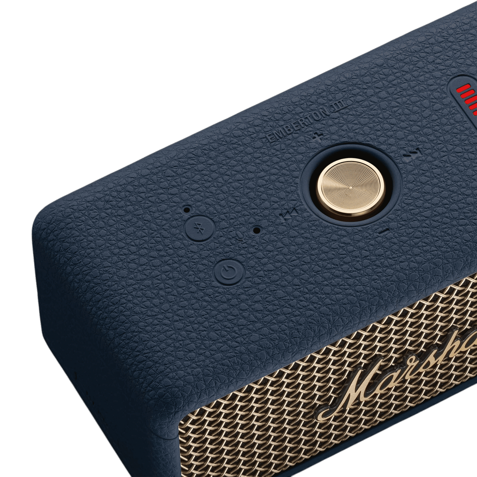 Marshall EMBERTON III 20W Portable Bluetooth Speaker (IP67 Waterproof, True Stereophonic, Stereo Channel, Midnight Blue) _4
