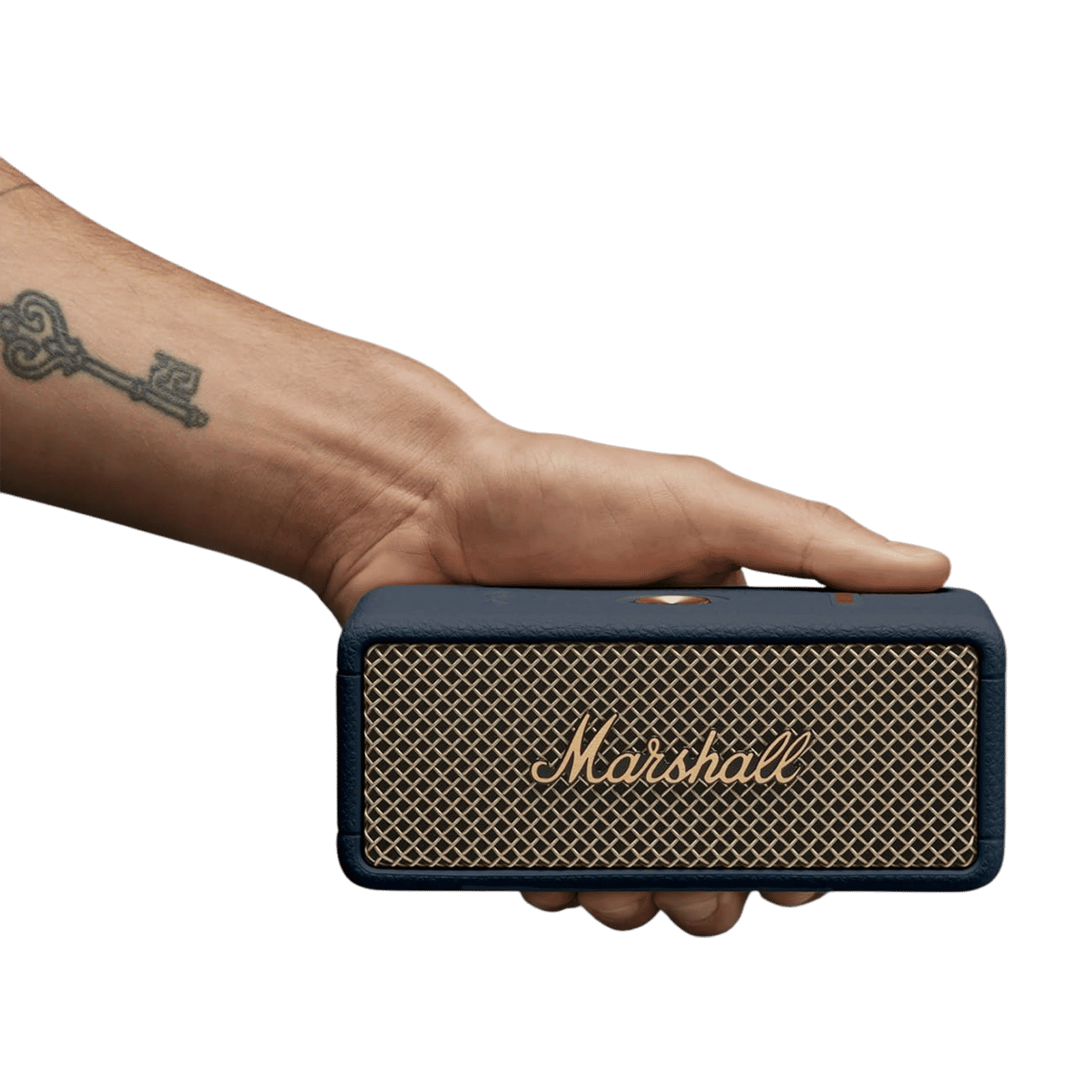 Marshall EMBERTON III 20W Portable Bluetooth Speaker (IP67 Waterproof, True Stereophonic, Stereo Channel, Midnight Blue) _5