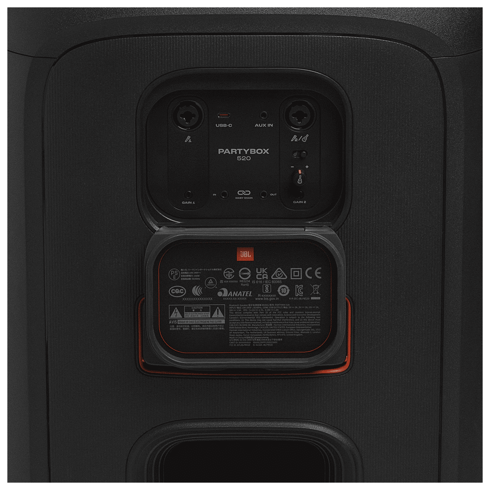 JBL PartyBox 520 400W Bluetooth Party Speaker (Multi-speaker Connection, Black) JBL PartyBox 520 400W Bluetooth Party Speaker (Multi-speaker Connection, Black)_6