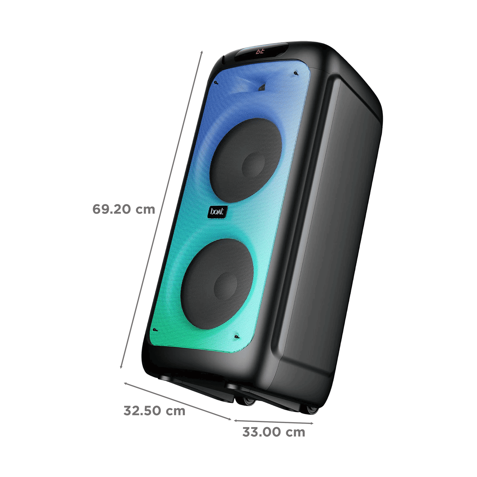 boAt Party Pal 390 160W Bluetooth Party Speaker with Mic (TWS Mode, 2.0 Channel, Space Black)_2