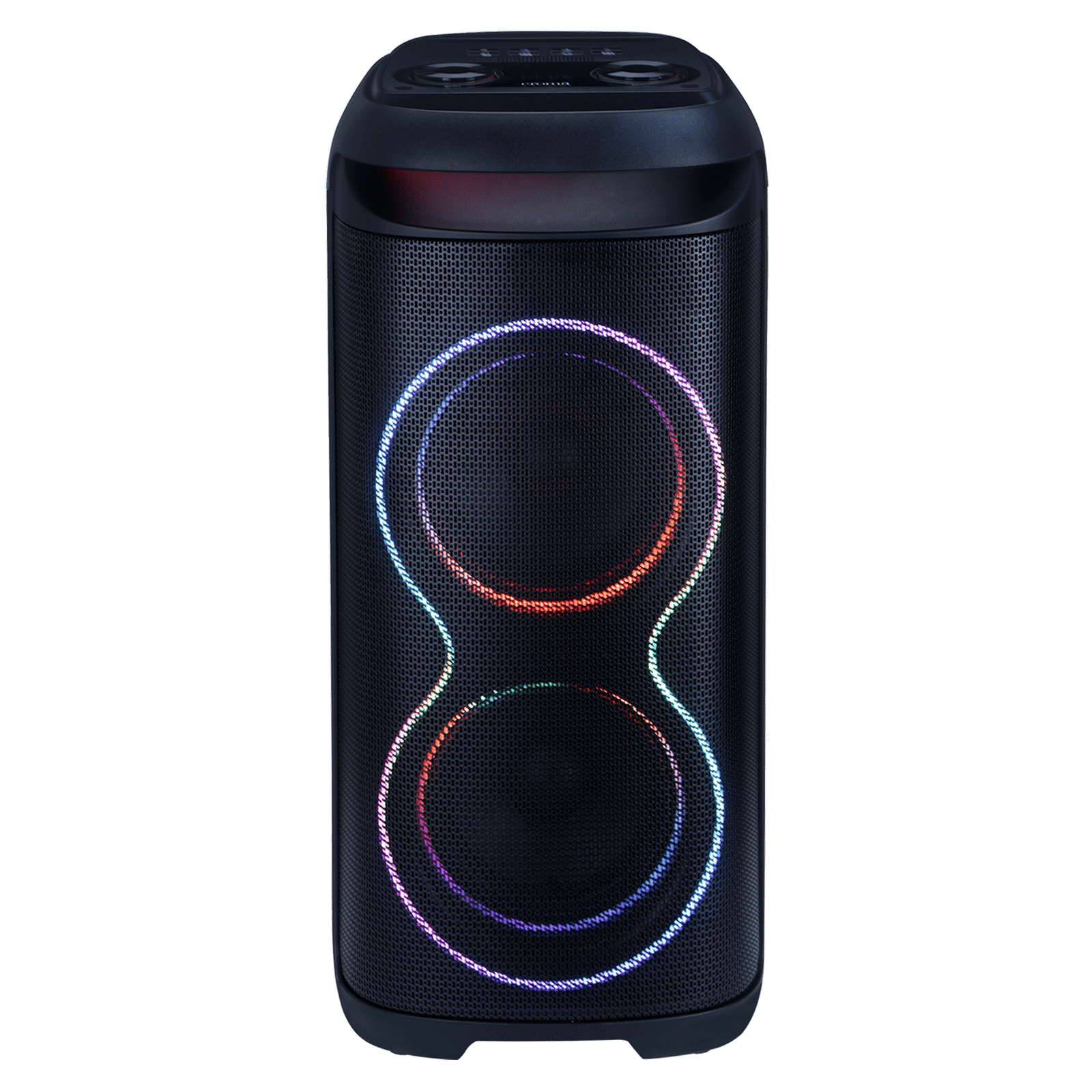 Croma 180W Party Speaker with Mic (Music Sync LED Light, 2.1 Channel, Black)_11