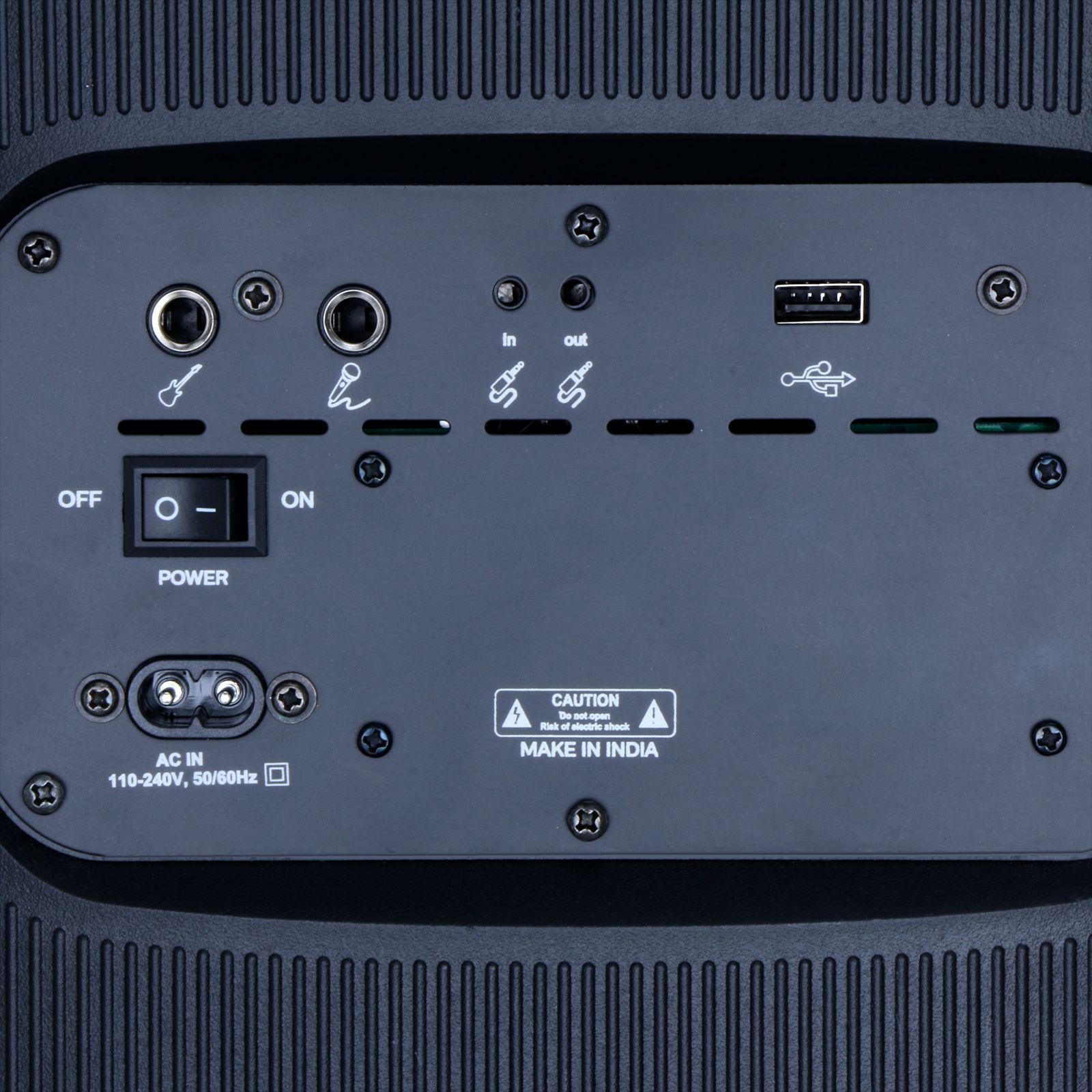 Croma 180W Party Speaker with Mic (Music Sync LED Light, 2.1 Channel, Black)_14