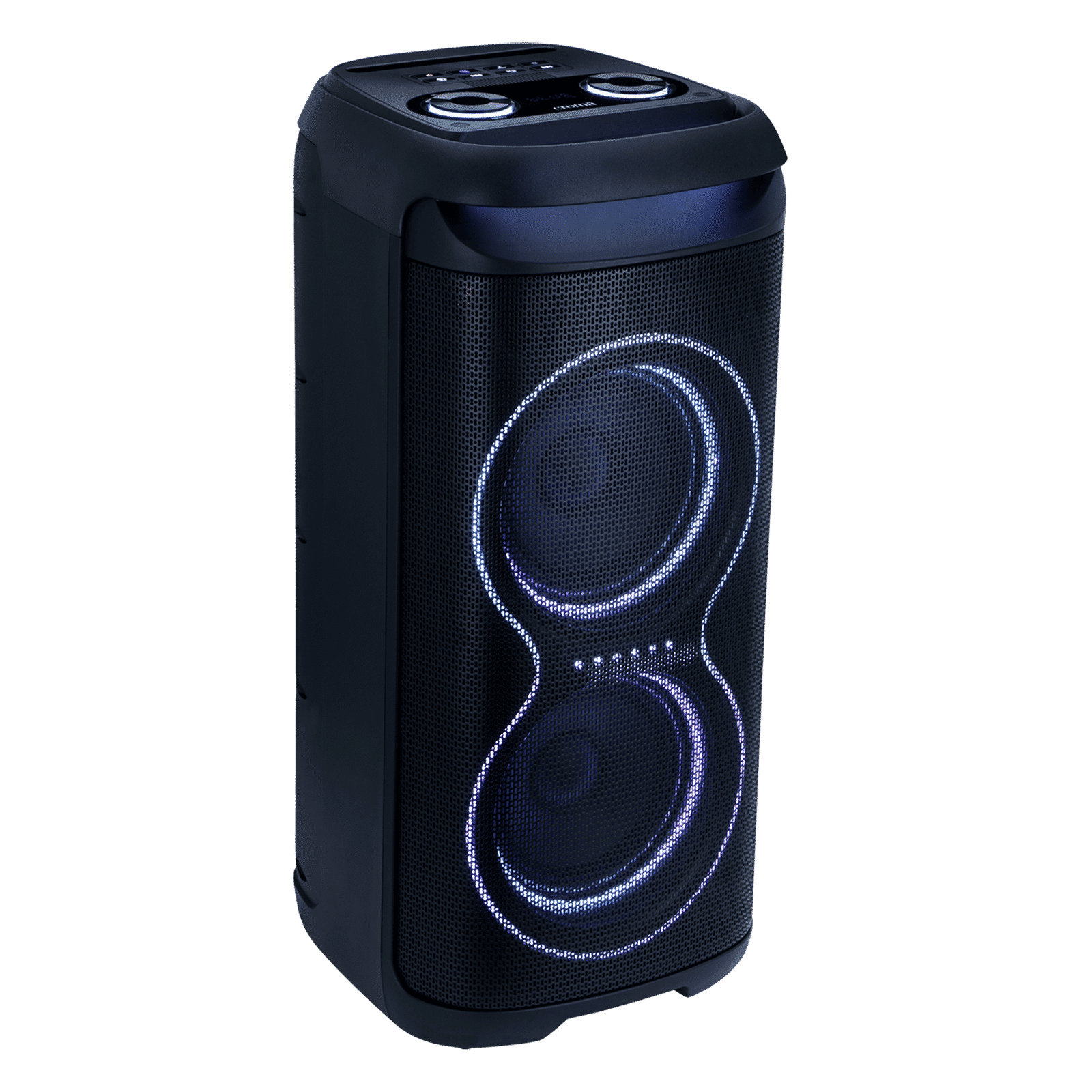 Croma 180W Party Speaker with Mic (Music Sync LED Light, 2.1 Channel, Black)_13