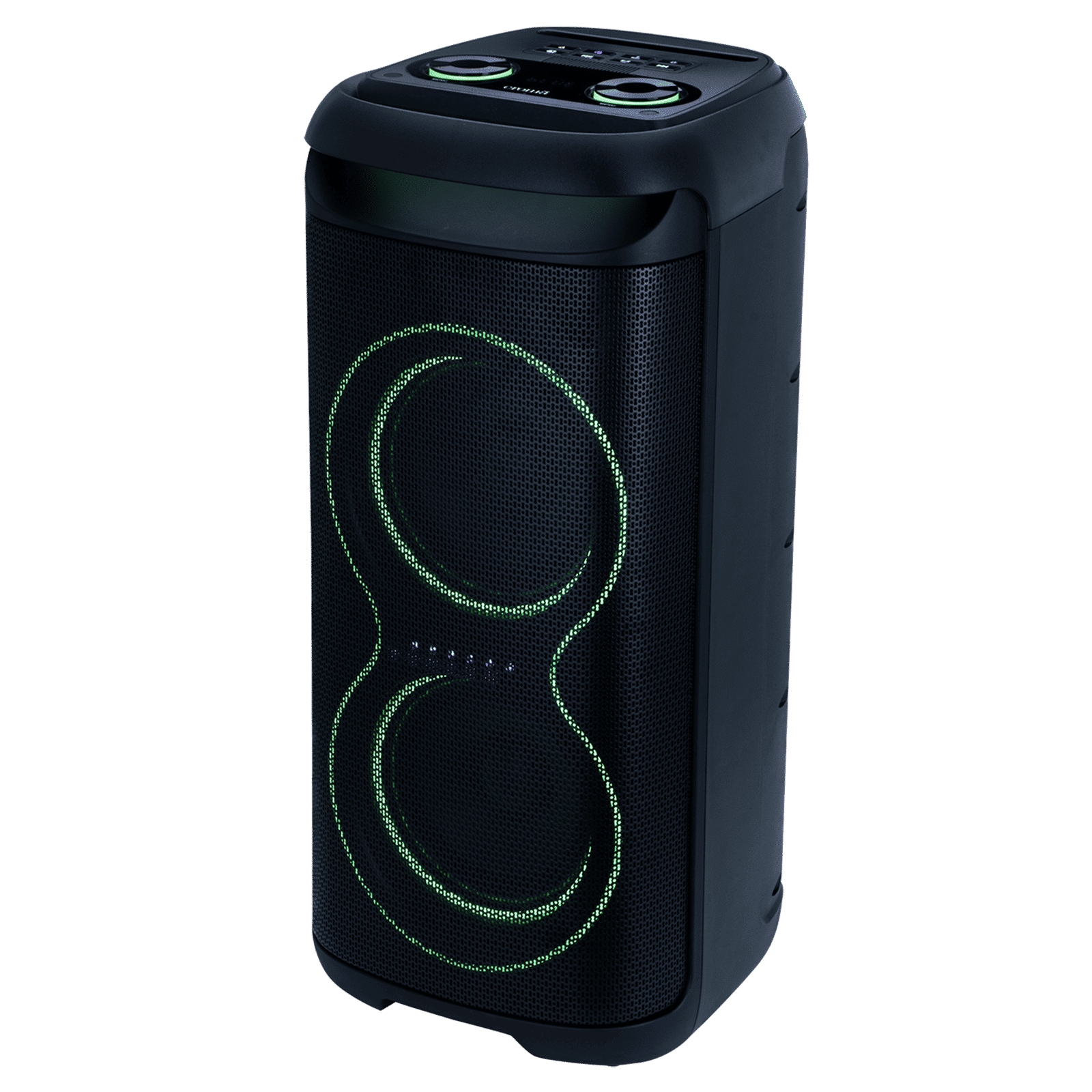 Croma 180W Party Speaker with Mic (Music Sync LED Light, 2.1 Channel, Black)_5