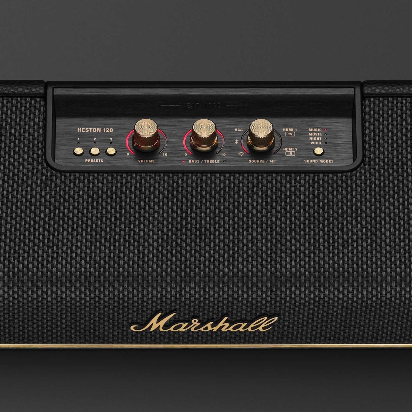 Marshall Heston 120 150W Soundbar (Dolby Atmos Immersive Sound, 5.1.2 Channel, Black)_2