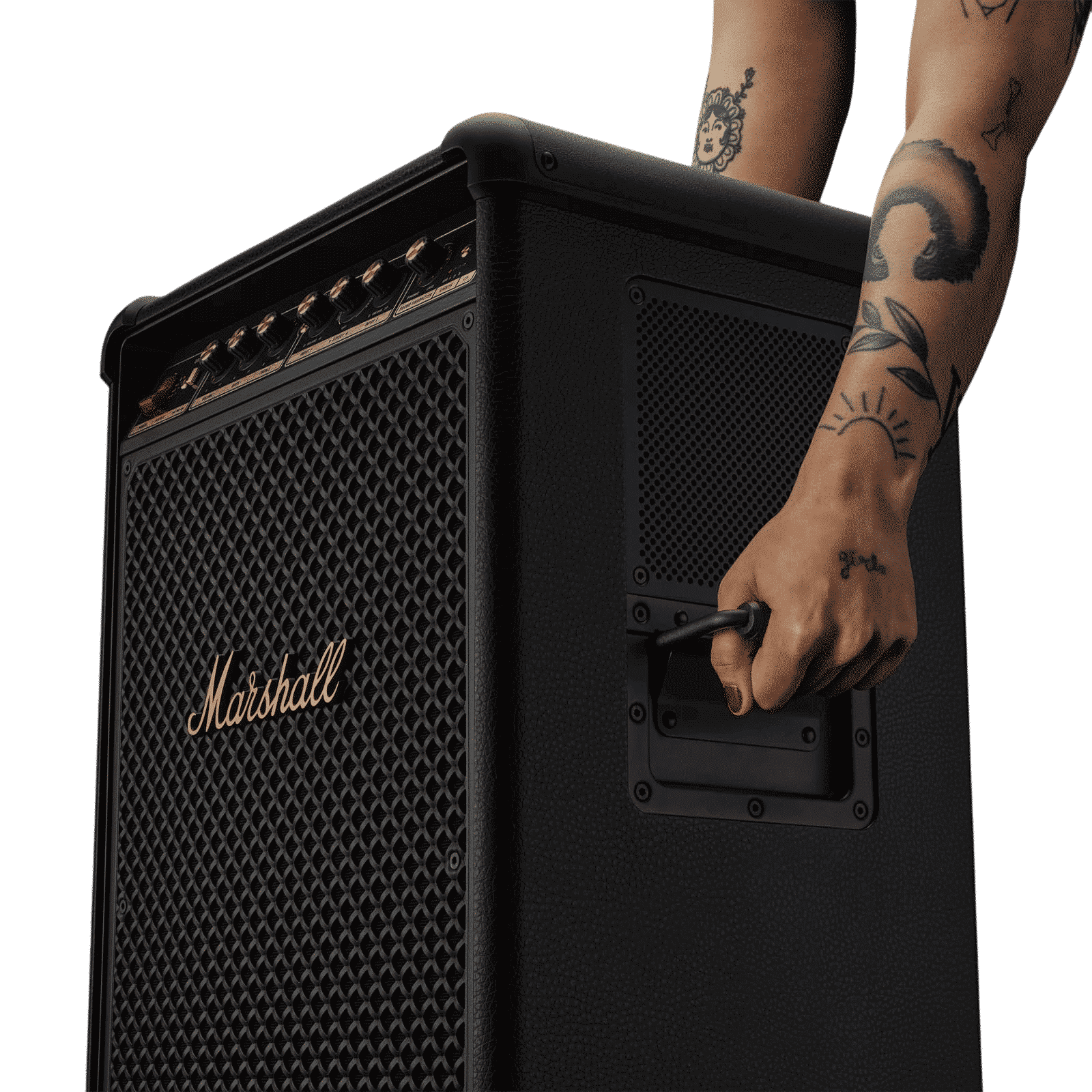 Marshall BROMLEY 750 442W Bluetooth Party Speaker (Integrated Stage Lights, Stereo Channel, Black & Brass)_8