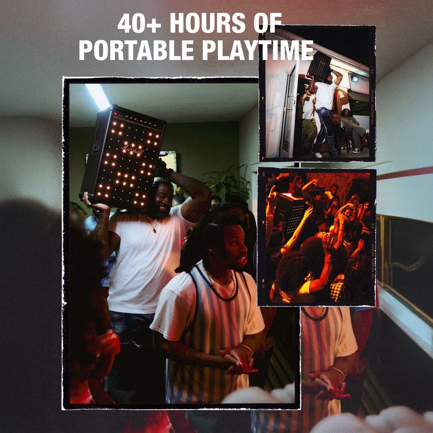 Marshall BROMLEY 750 442W Bluetooth Party Speaker (Integrated Stage Lights, Stereo Channel, Black & Brass)_13